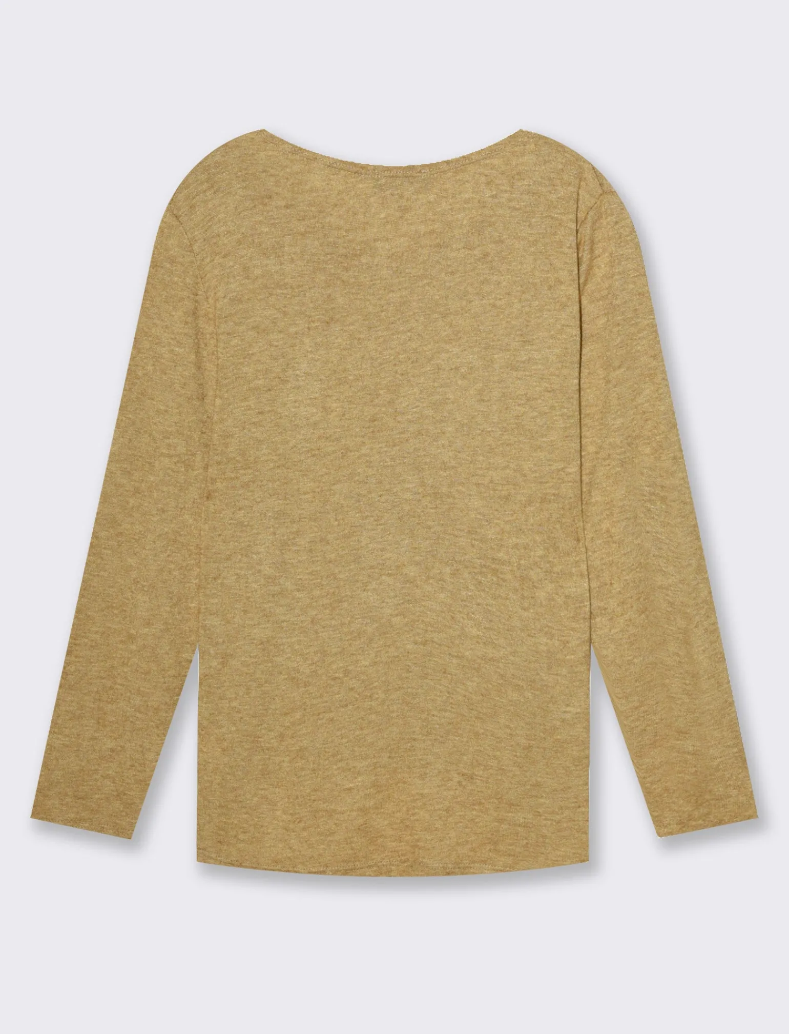 Donna Piazza Italia Donna | Maglieria<Casacca con collana a manica lunga - Cammello