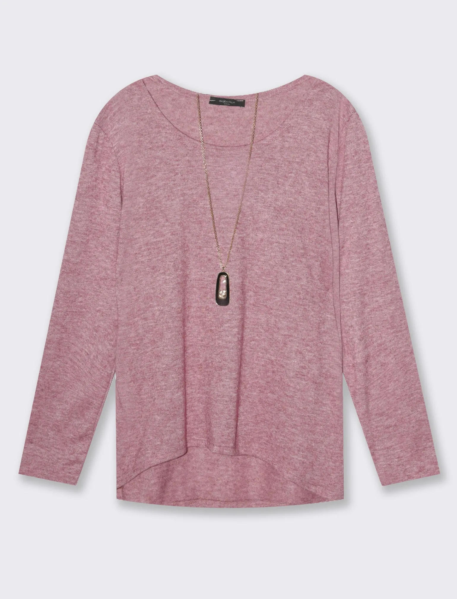 Donna Piazza Italia Donna | Maglieria<Casacca con collana a manica lunga -