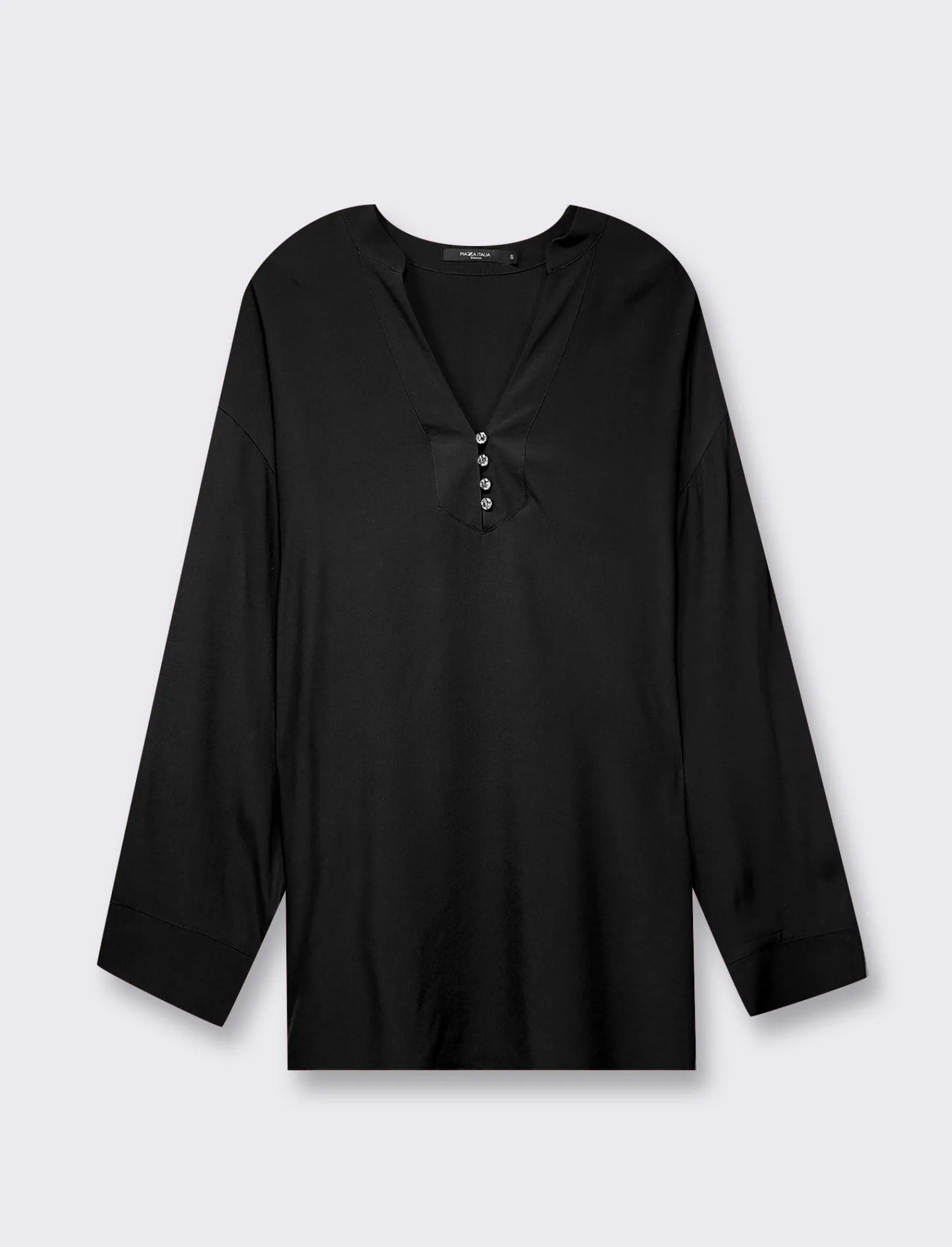Donna Piazza Italia Camicie E Casacche<Casacca stampata manica 3/4 vestibilità comfort -