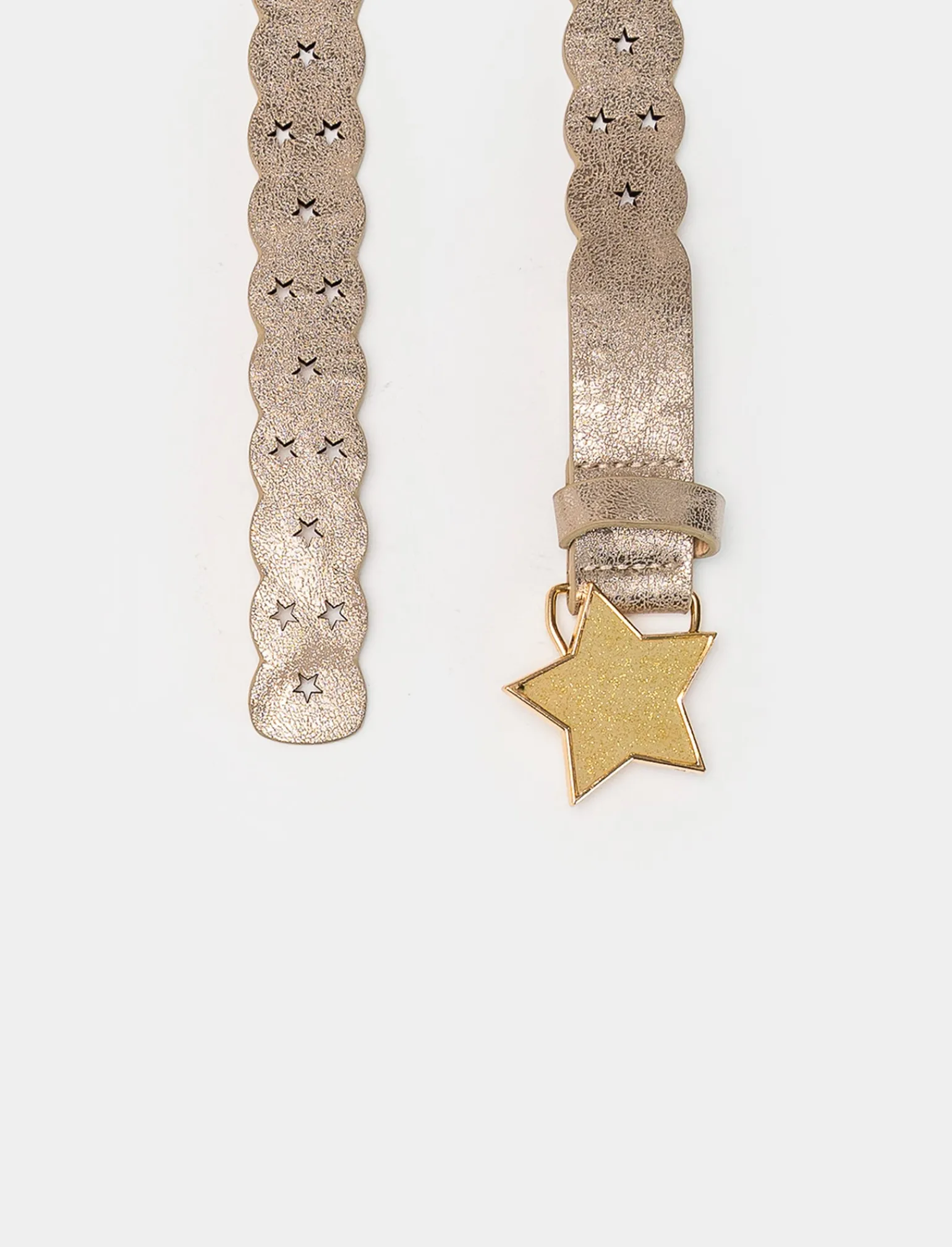 Piazza Italia Bambina | Cinture<Cintura da bambina con fibbia stella altezza - Oro