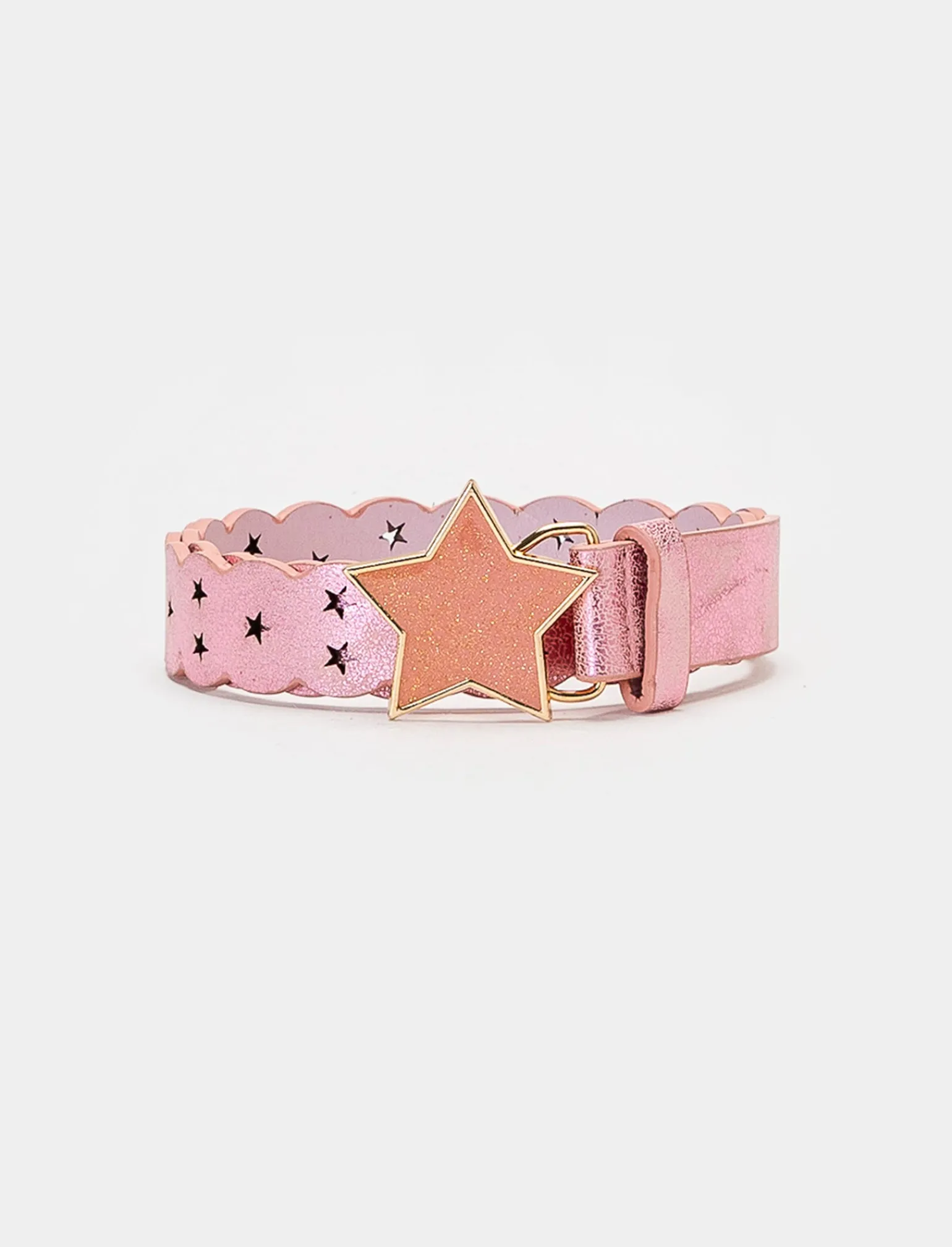 Piazza Italia Bambina | Cinture<Cintura da bambina con fibbia stella altezza - Rosa