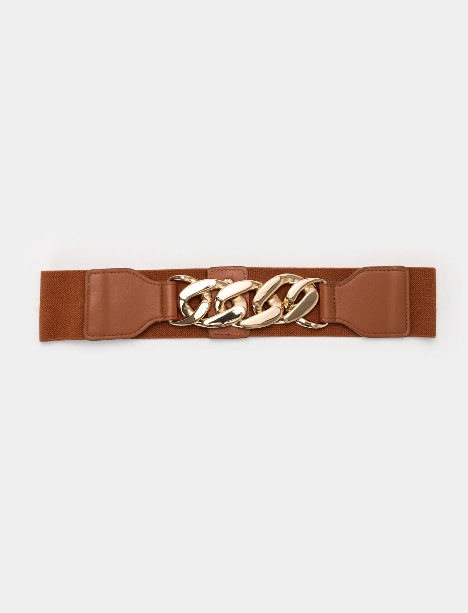 Donna Piazza Italia Donna | Cinture<Cintura da donna elastica con catena 70cm - 80cm - fango