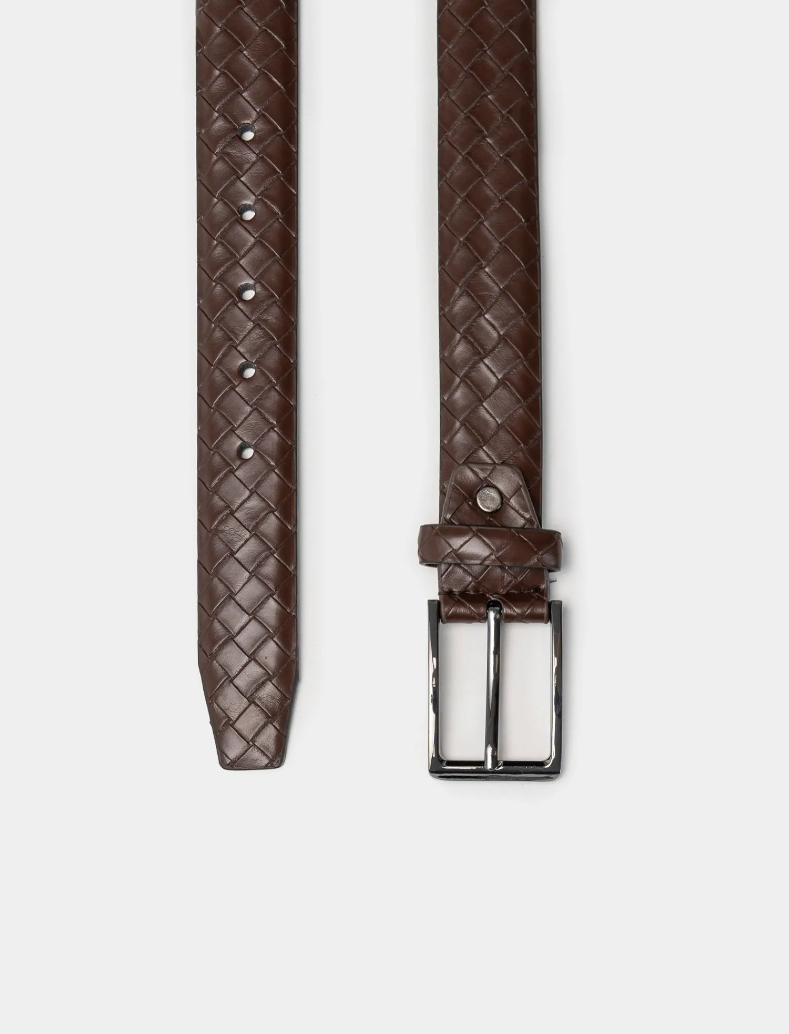 Uomo Piazza Italia Uomo | Cinture E Bretelle<Cintura da uomo intrecciata 110cm-115cm -