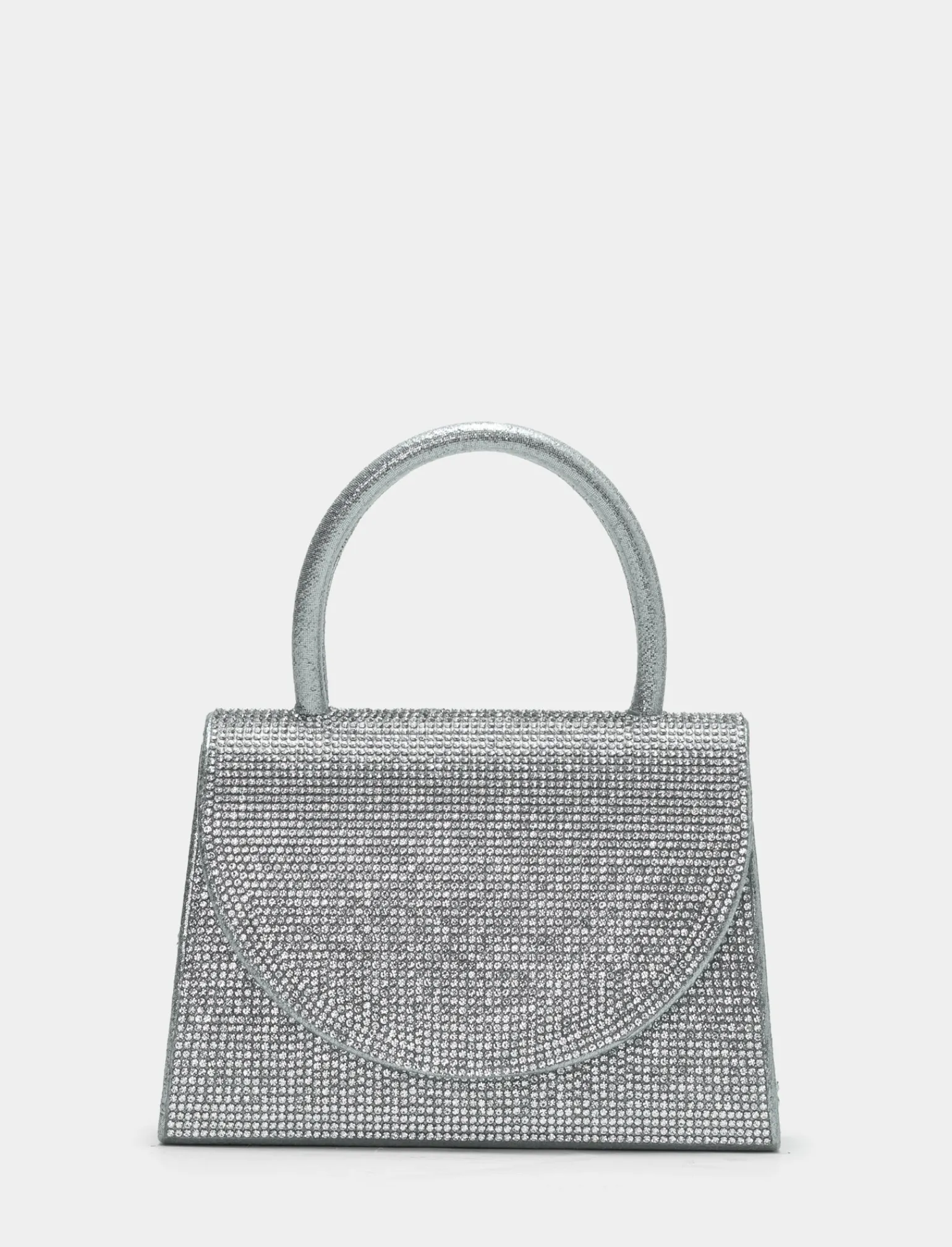 Donna Piazza Italia Donna | Borse E Zaini<Clutch da donna in con patta in strass e tracolla in catena -