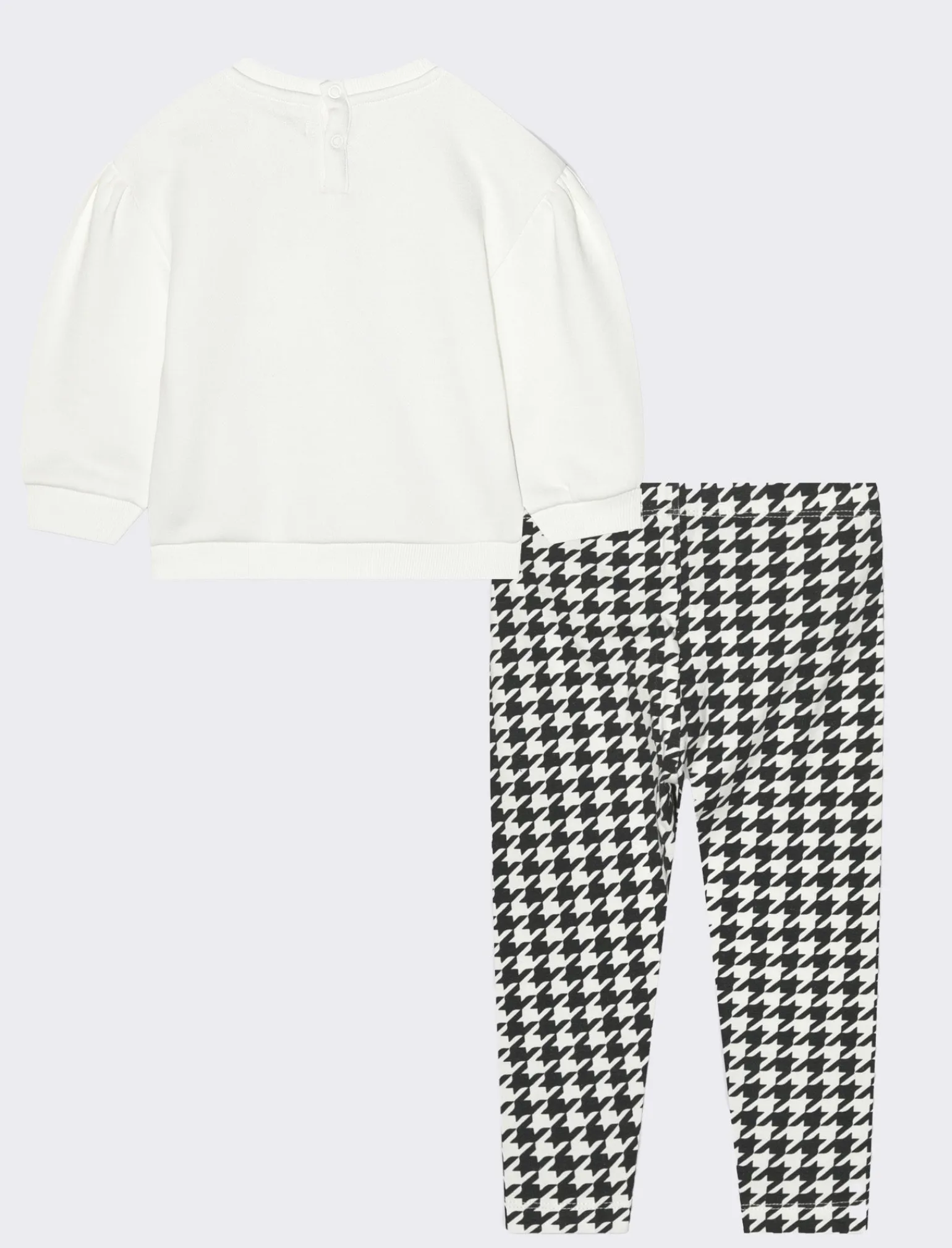 Piazza Italia Neonata<Completo felpa manica lunga e leggings - panna