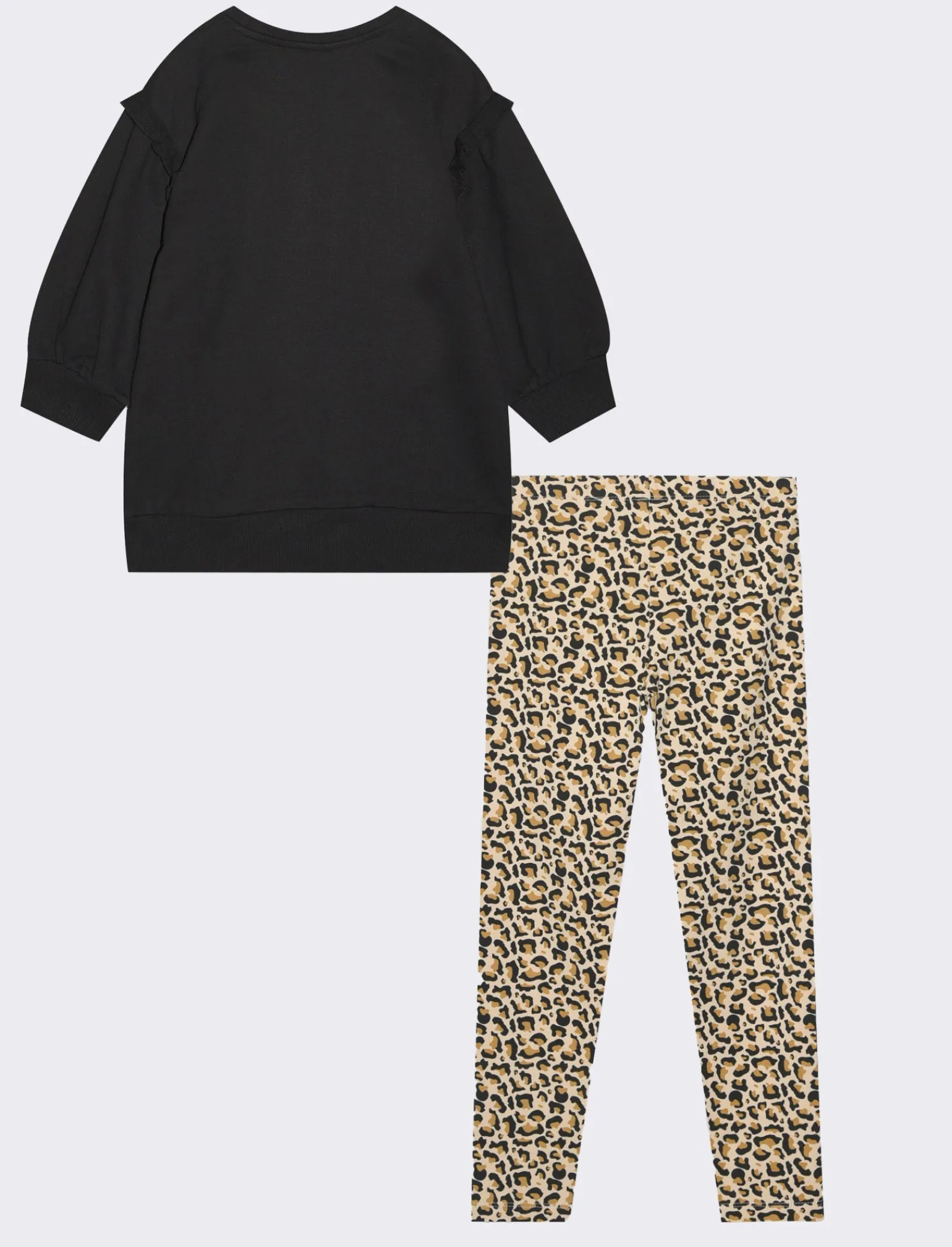 Piazza Italia Bambina | Completi<Completo set due pezzi felpa e leggings fantasia da bambina -