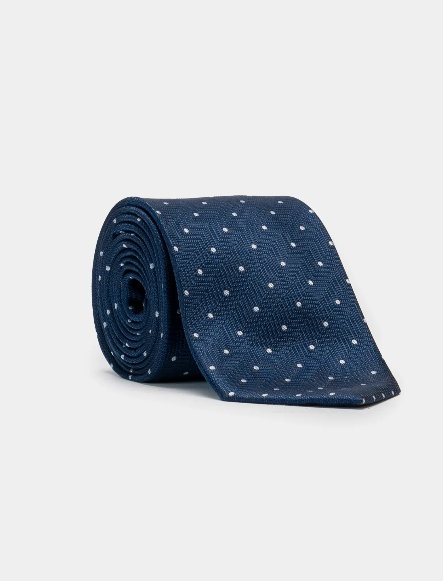 Uomo Piazza Italia Cravatte E Papillon<Cravatta in fantasia da uomo di 8 cm - -blu