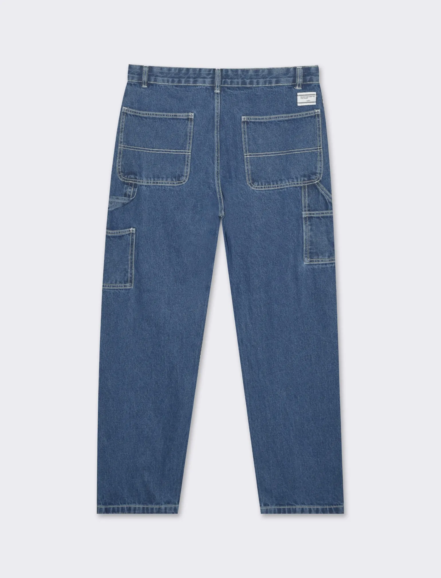 Uomo Piazza Italia Uomo | Jeans<Denim carpenter fit a cinque tasche - Denim