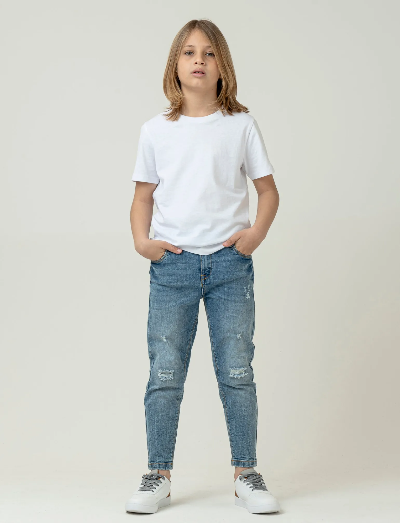 Bambino Piazza Italia Bambino<Denim da bambino 5 tasche vestibilità slim - Denim