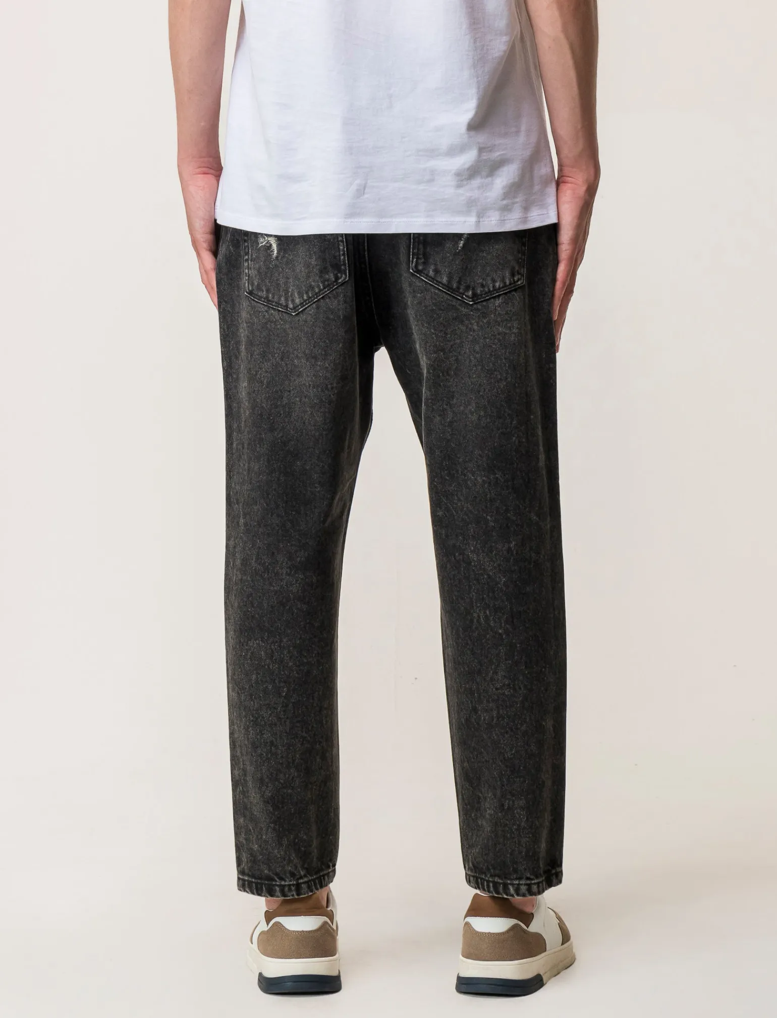 Uomo Piazza Italia Uomo | Jeans<Denim loose fit a cinque tasche con strappi -