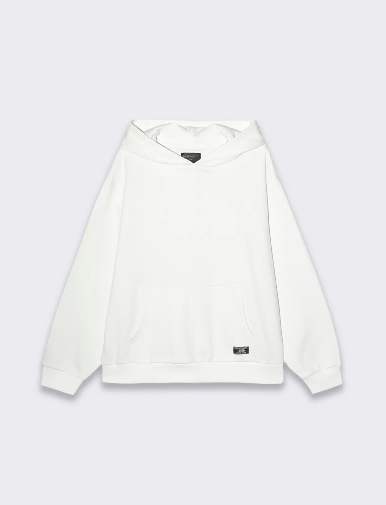 Uomo Piazza Italia Felpe<Felpa cappuccio in misto cotone garzato boxy fit -