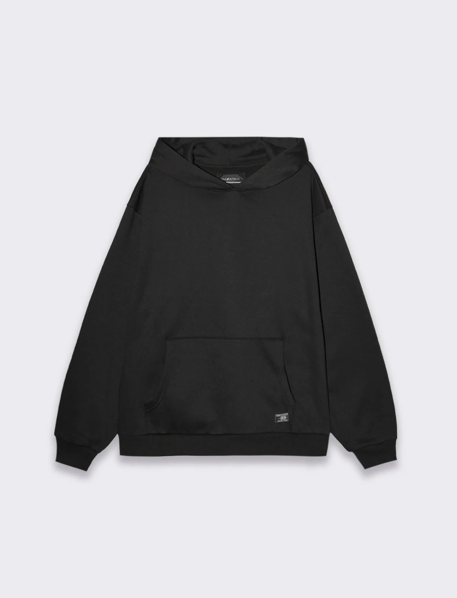 Uomo Piazza Italia Felpe<Felpa cappuccio in misto cotone garzato boxy fit -