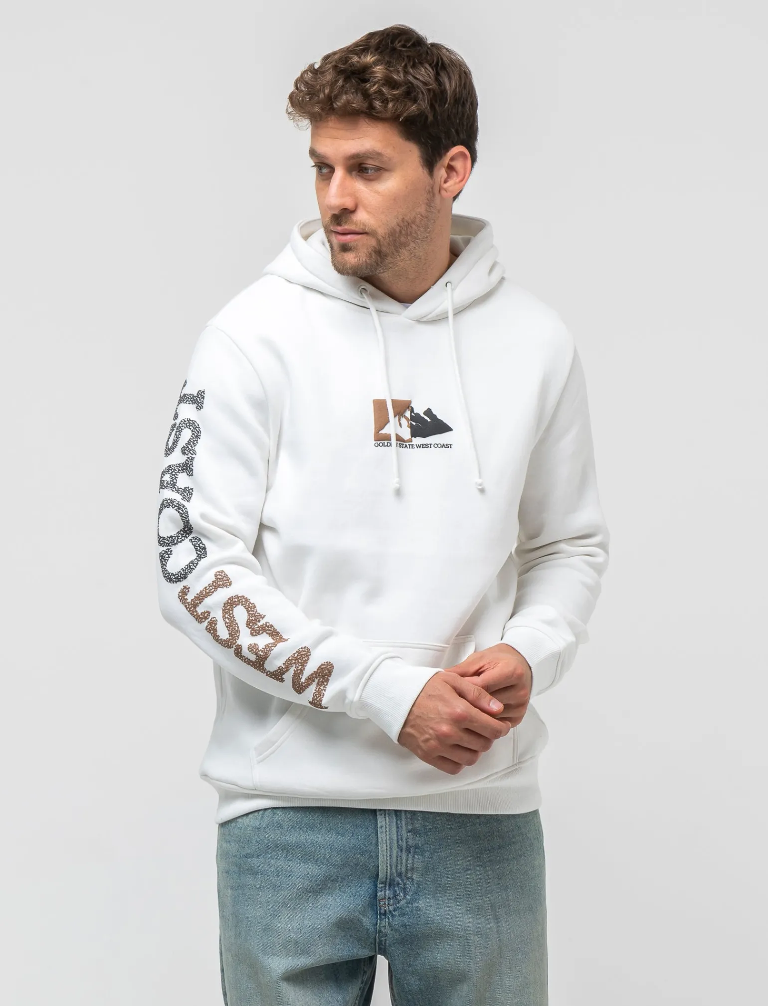 Uomo Piazza Italia Uomo | Felpe<Felpa cappuccio in misto cotone garzato regular fit -