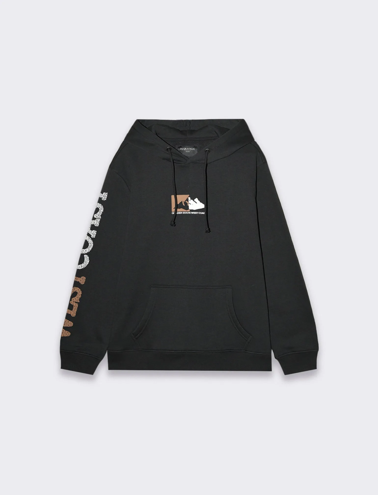 Uomo Piazza Italia Uomo | Felpe<Felpa cappuccio in misto cotone garzato regular fit -