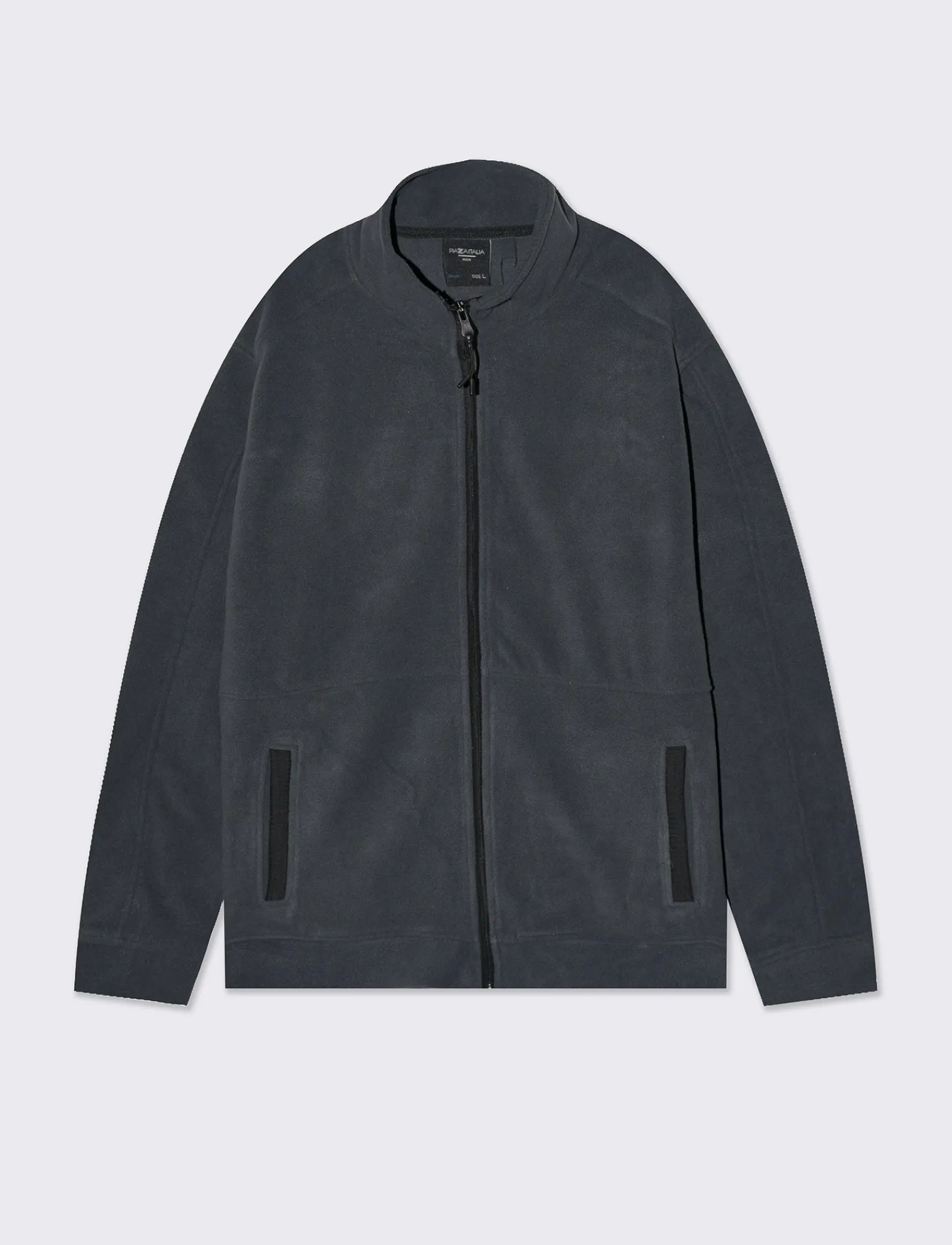 Uomo Piazza Italia Felpe<Felpa cardigan in pile regular fit a collo alto - Avion