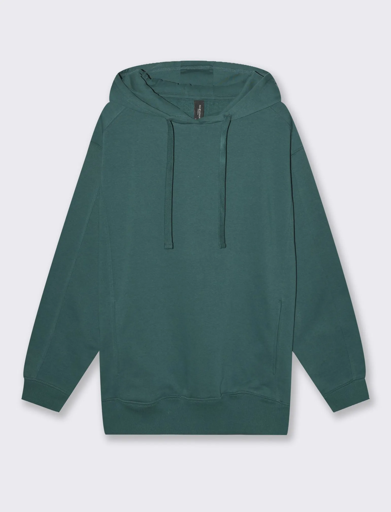Donna Piazza Italia Felpe<Felpa con cappuccio vestibilità oversize e tasche a taglio - scuro