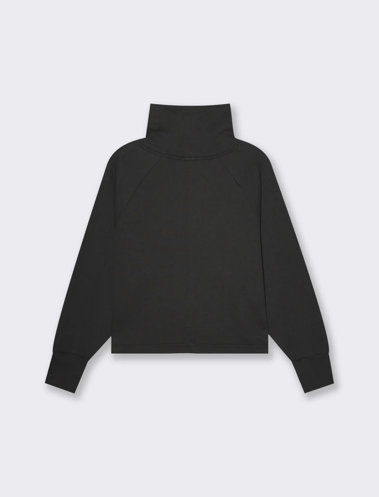 Donna Piazza Italia Donna | Felpe<Felpa con collo alto basica manica lunga raglan e spalla scesa -
