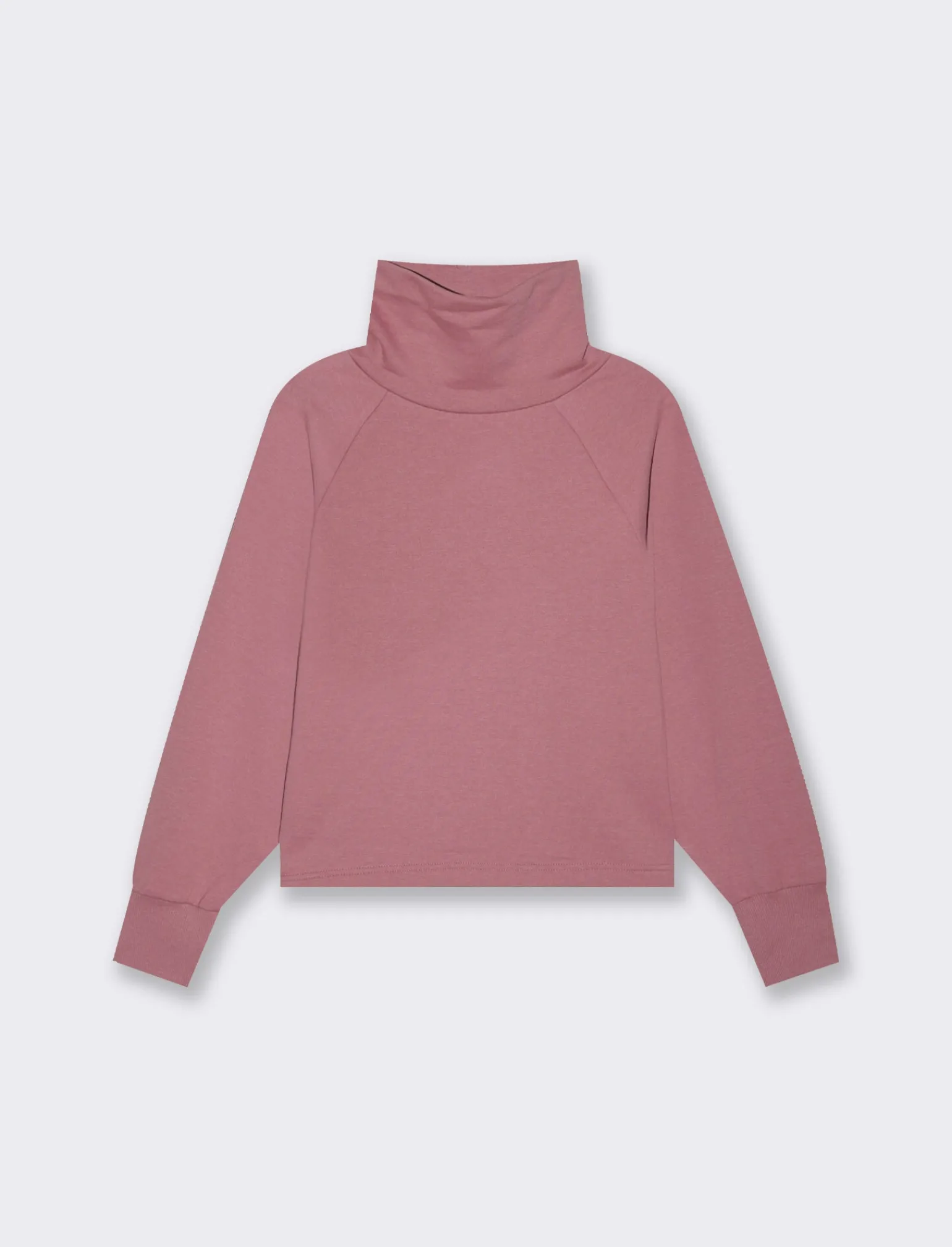 Donna Piazza Italia Donna | Felpe<Felpa con collo alto basica manica lunga raglan e spalla scesa -