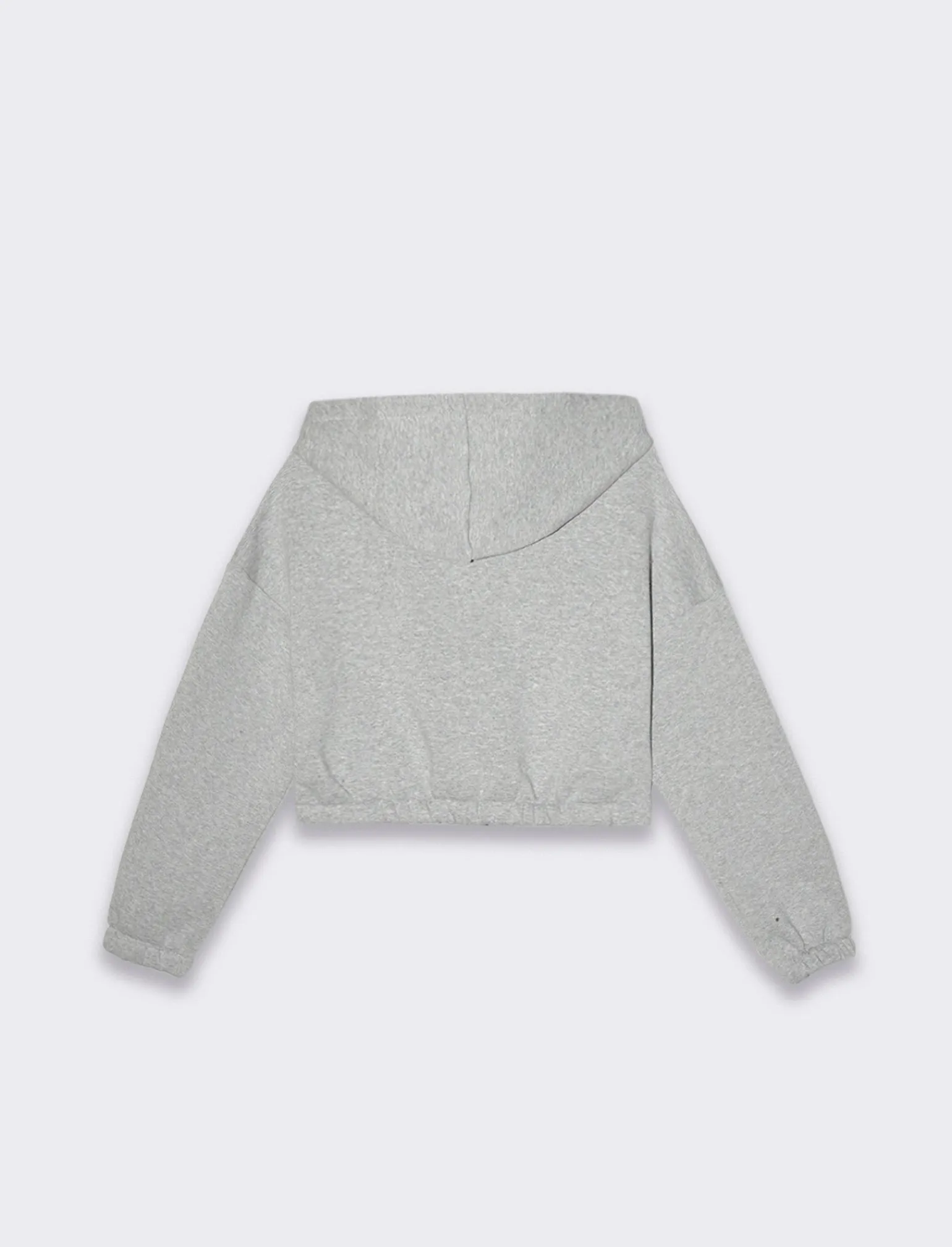Donna Piazza Italia Felpe<Felpa cropped da donna con cappuccio e coulisse con chiusura con zip -