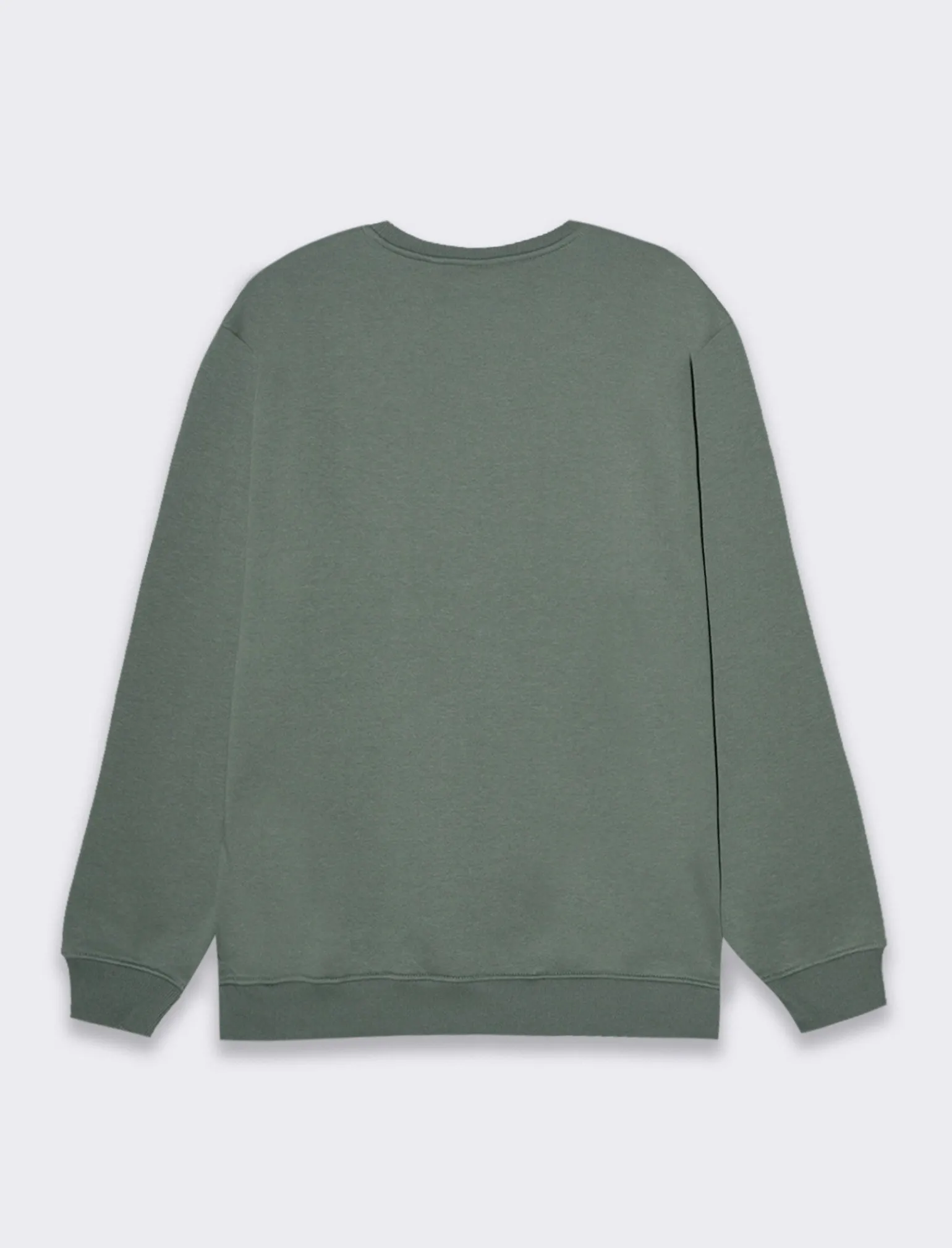 Uomo Piazza Italia Felpe<Felpa girocollo maniche lunghe regular fit in misto cotone - Verde