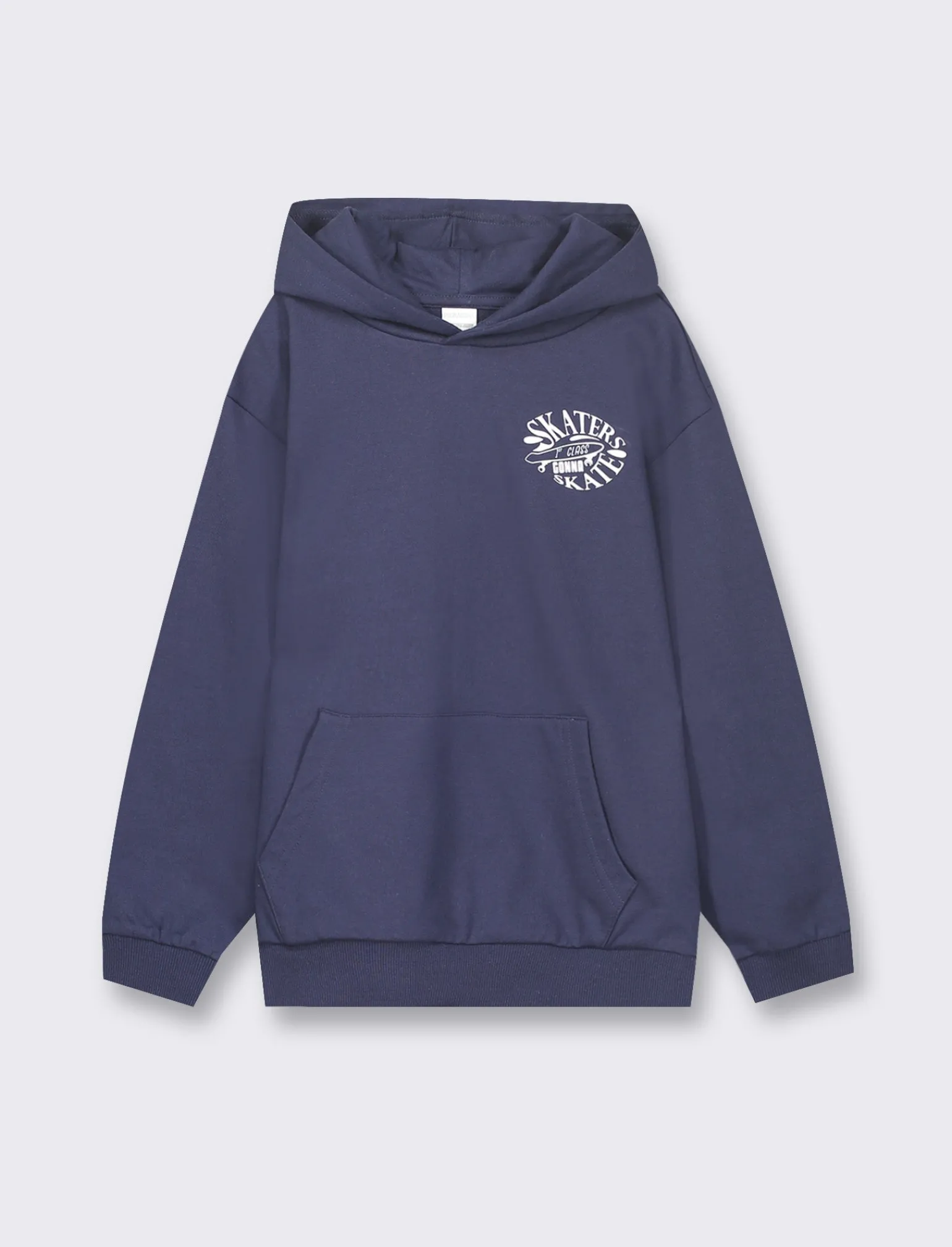 Bambino Piazza Italia Felpe<Felpa in cotone con polsini in costina stampa skate per uno stile minimal sport -