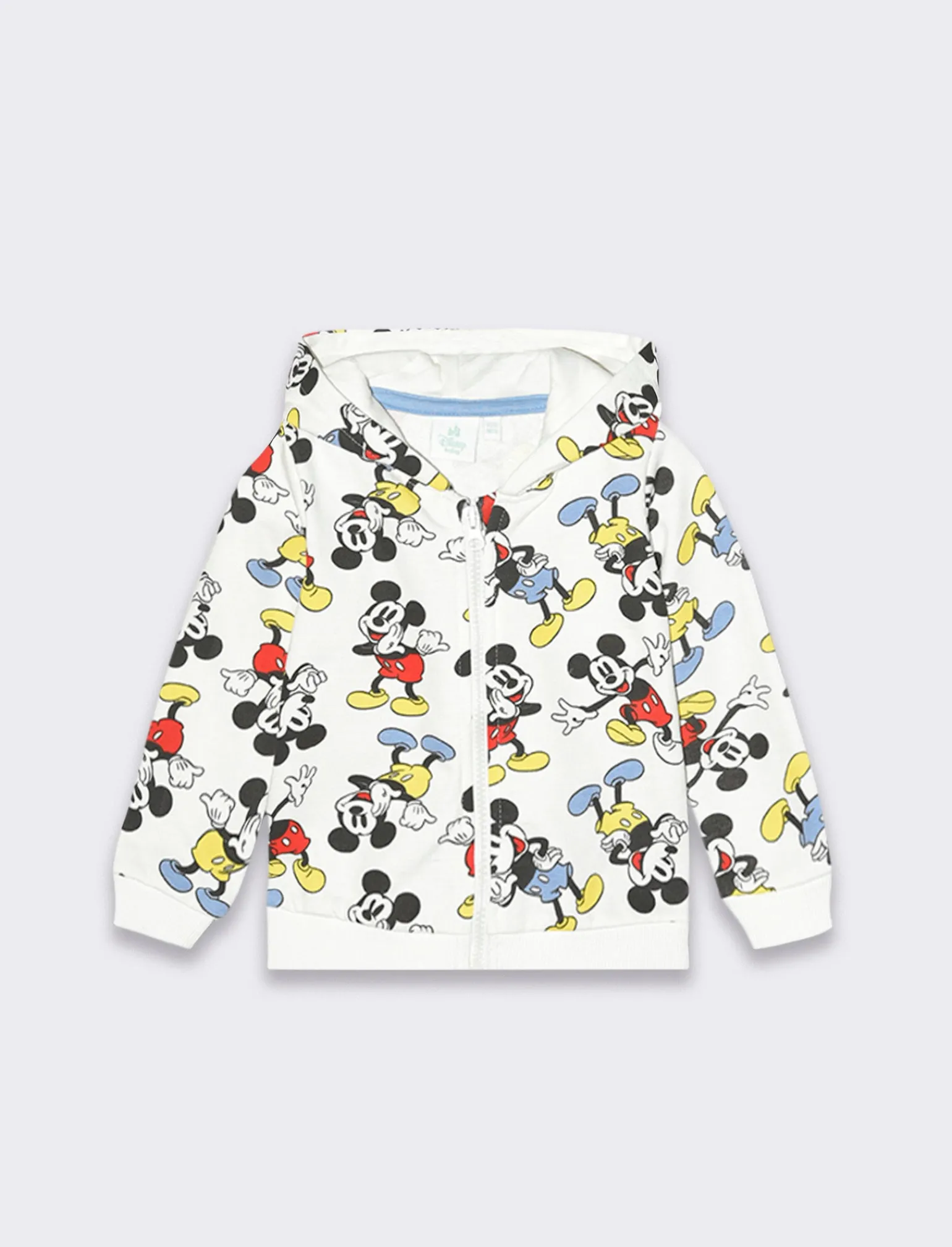 Piazza Italia Felpe<Felpa in misto cotone, con cappuccio e zip, con stampa Mickey Mouse - Fantasia