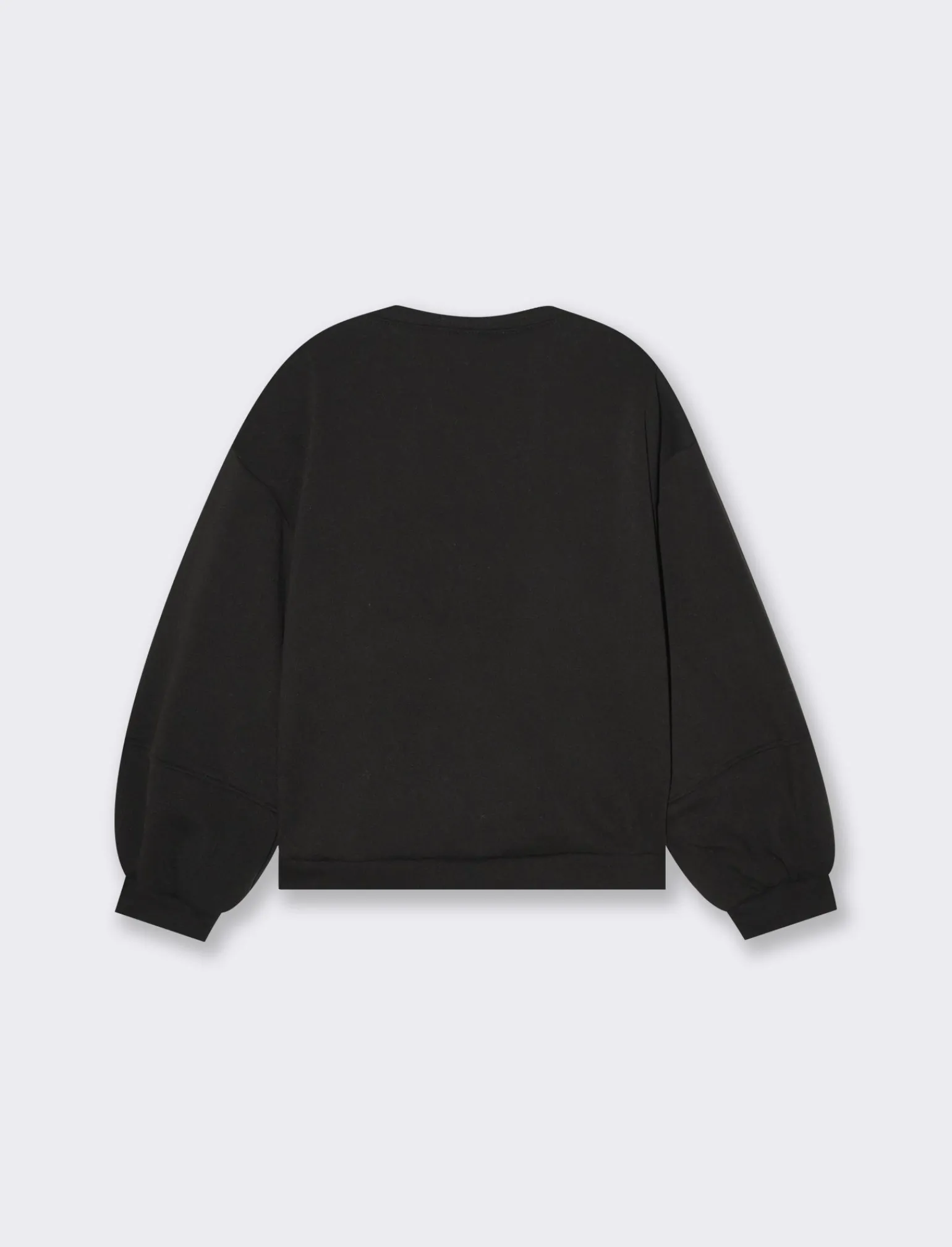 Donna Piazza Italia Felpe<Felpa manica lunga con stampa e vestibilità oversized -