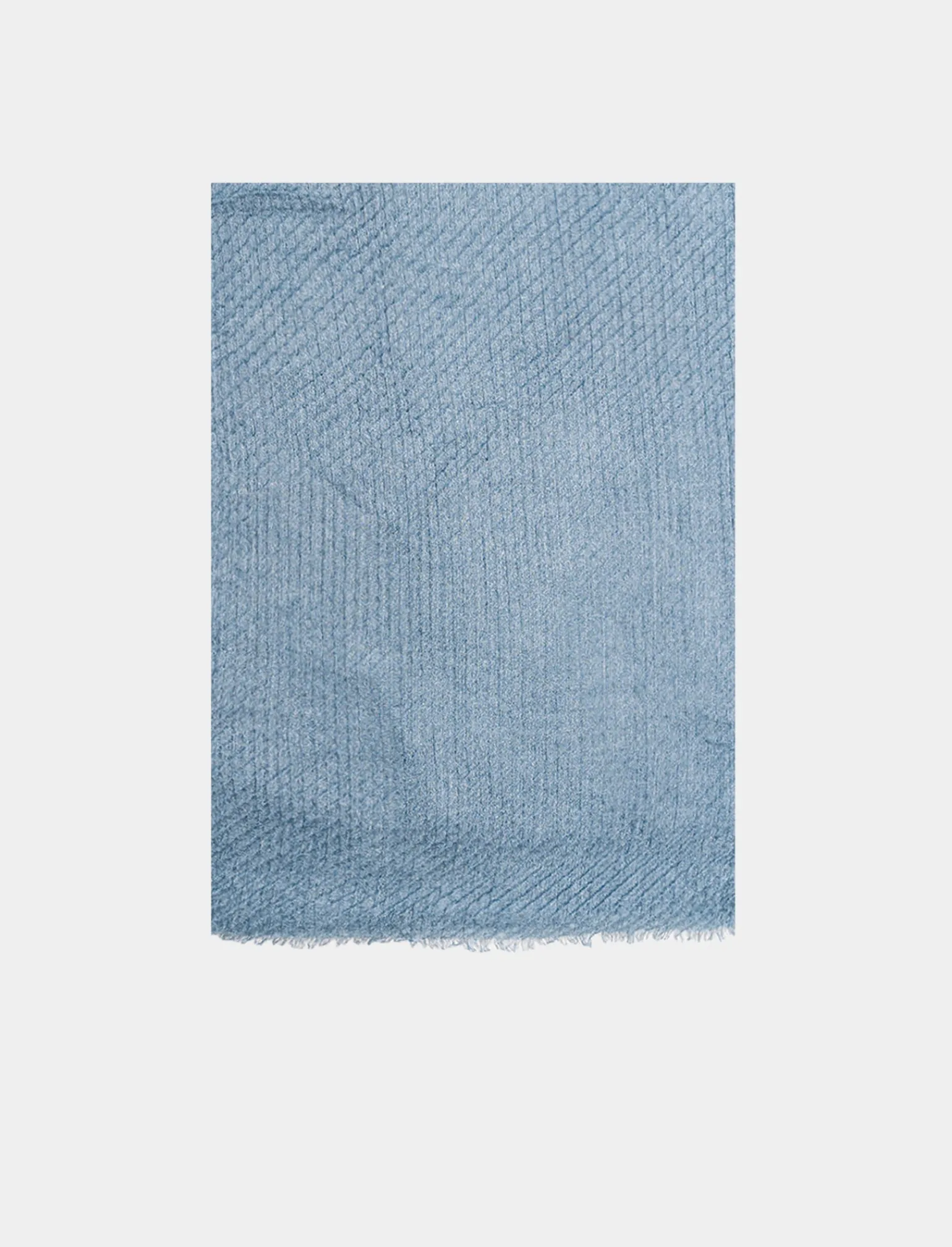 Donna Piazza Italia Foulard E Sciarpe<Foulard da donna modello goffrato - Denim
