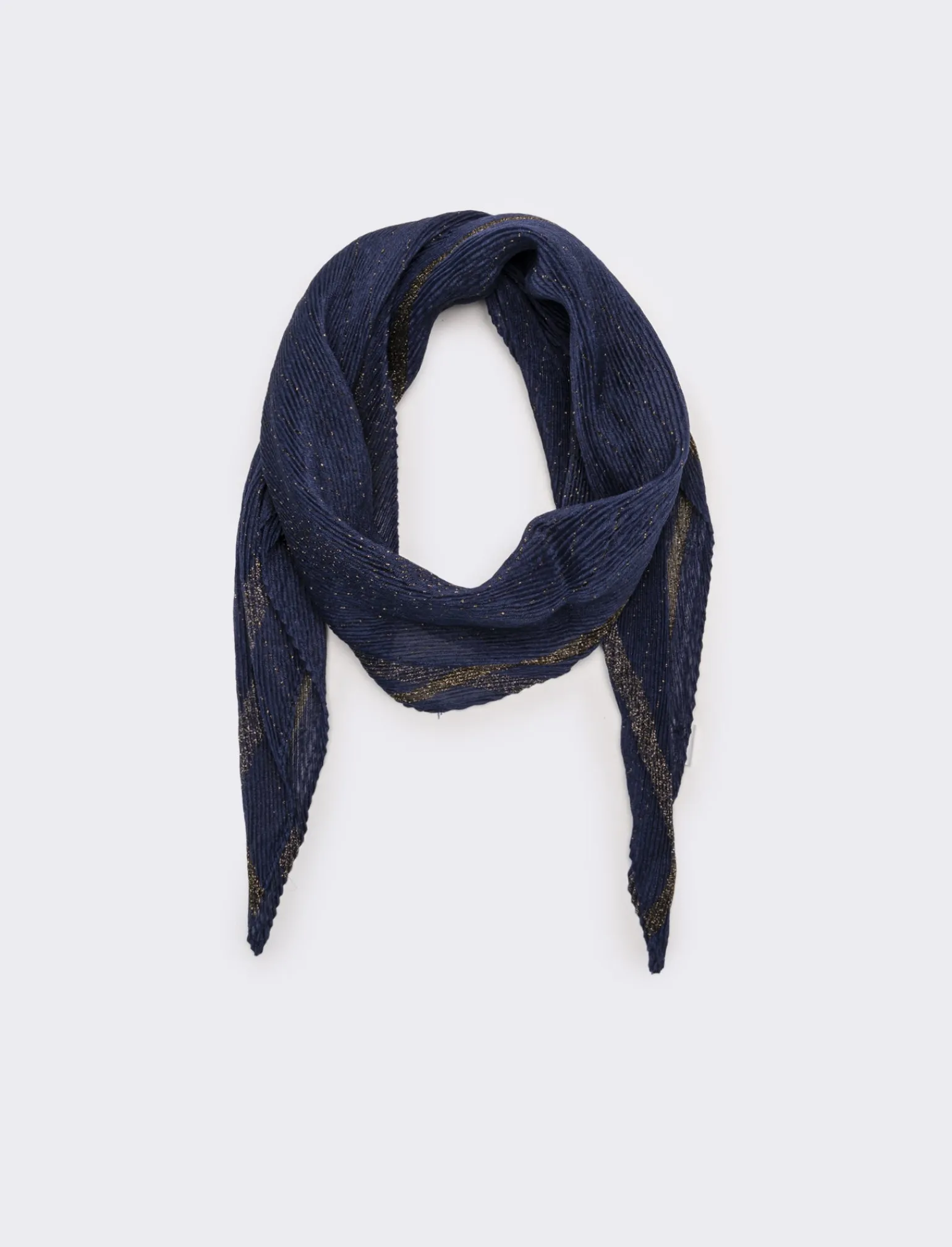 Donna Piazza Italia Foulard E Sciarpe<Foulard da donna modello rombo - Blu