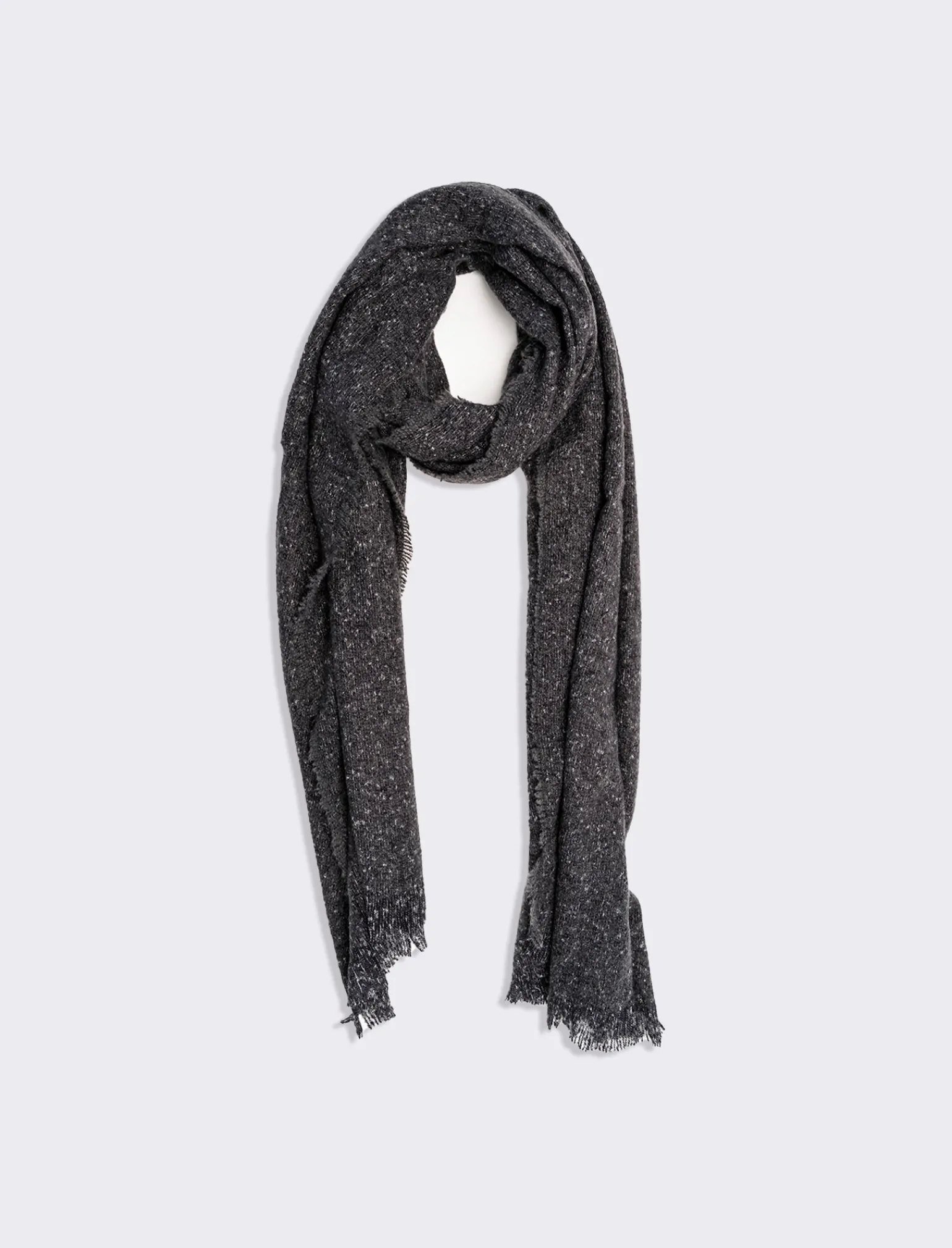 Uomo Piazza Italia Foulard E Sciarpe<Foulard da uomo effetto bottonato con frange -