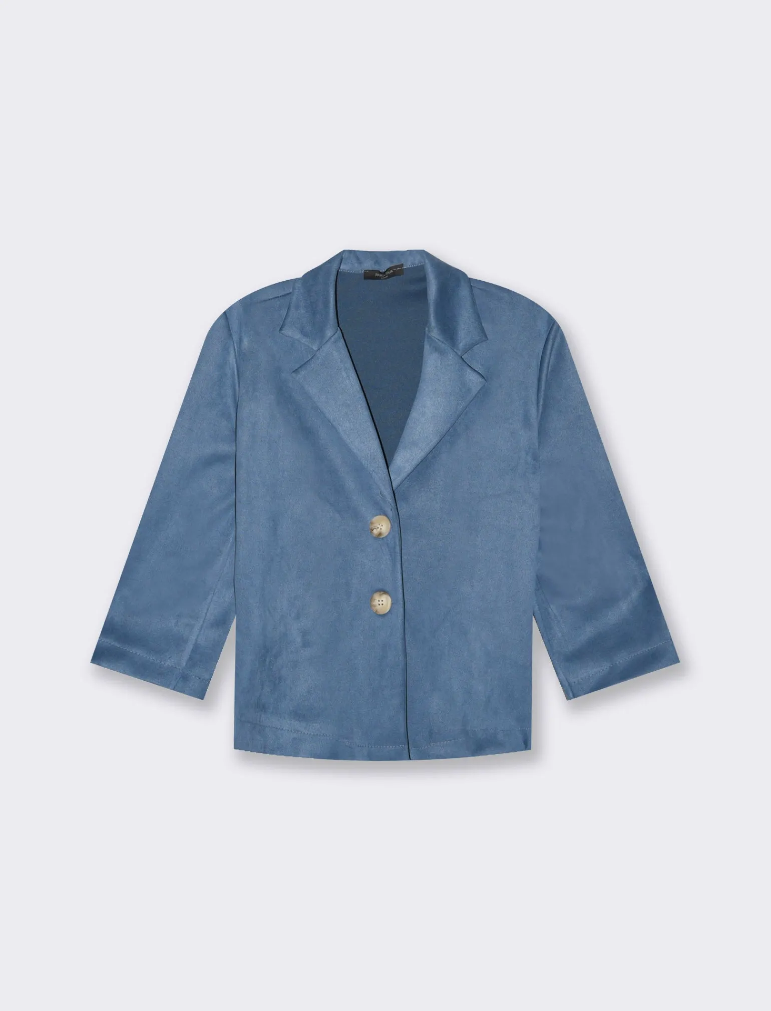 Donna Piazza Italia Giacche E Blazer<Giacca cropped con bottoni e maniche a 3/4 - Denim