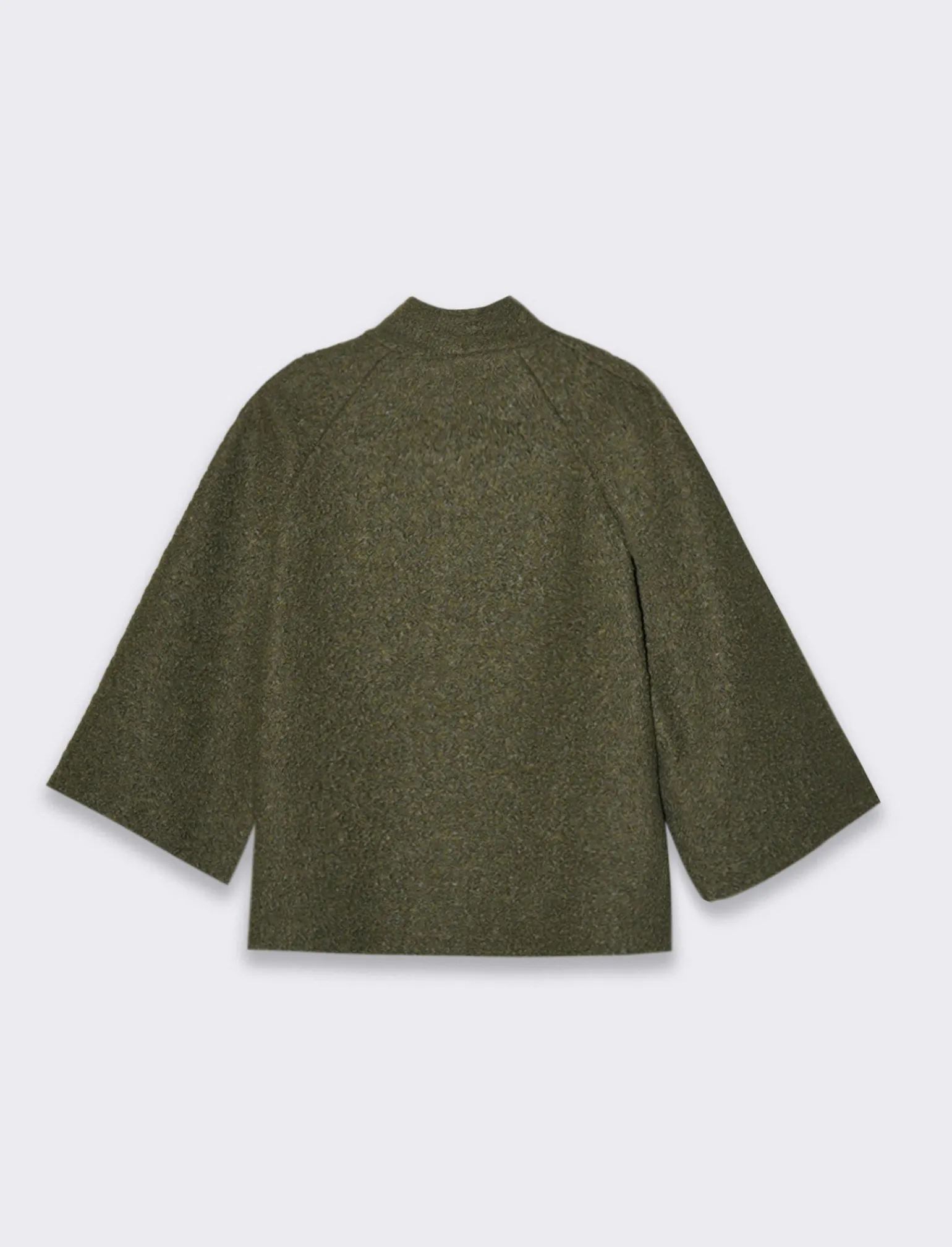 Donna Piazza Italia Donna | Giacche E Blazer<Giaccone corto a collo alto e manica reglan - Ve.milit.