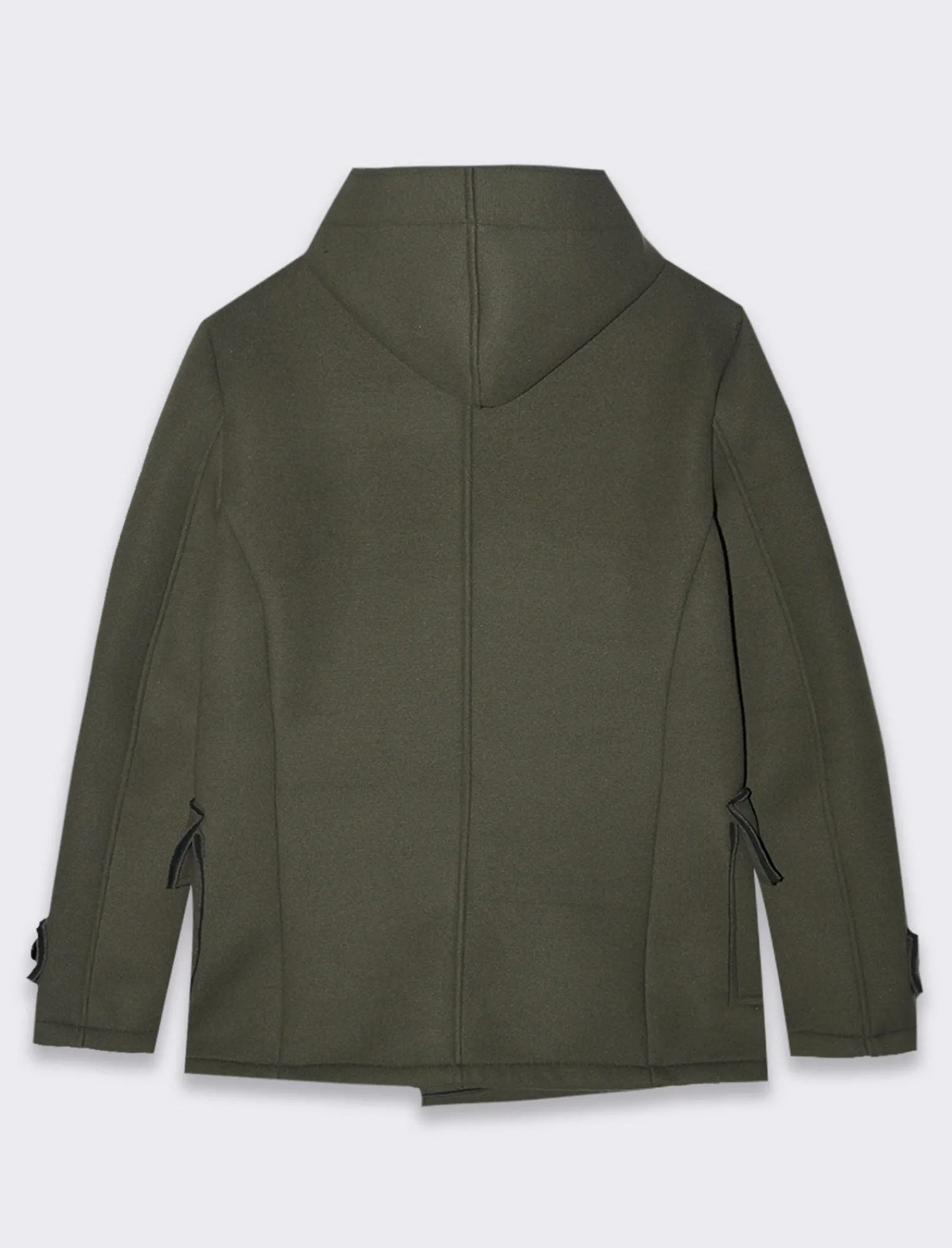 Uomo Piazza Italia Giubbini E Cappotti<Giaccone doppio petto con cappuccio - Verde