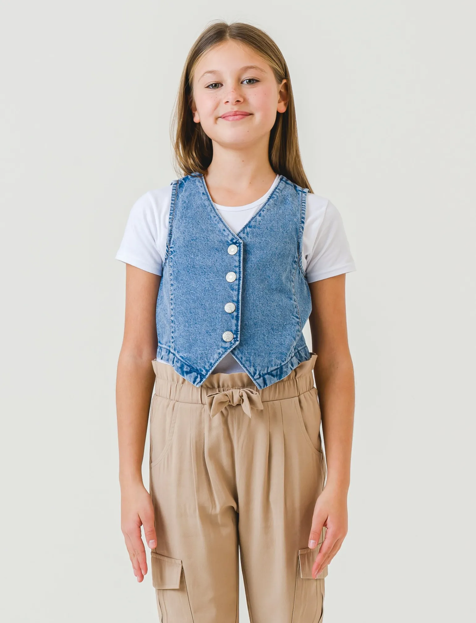 Piazza Italia Bambina<Gilet bambina in denim - Denim