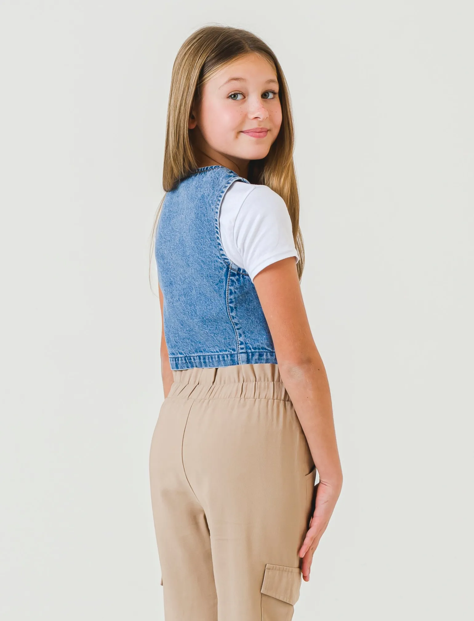 Piazza Italia Bambina<Gilet bambina in denim - Denim