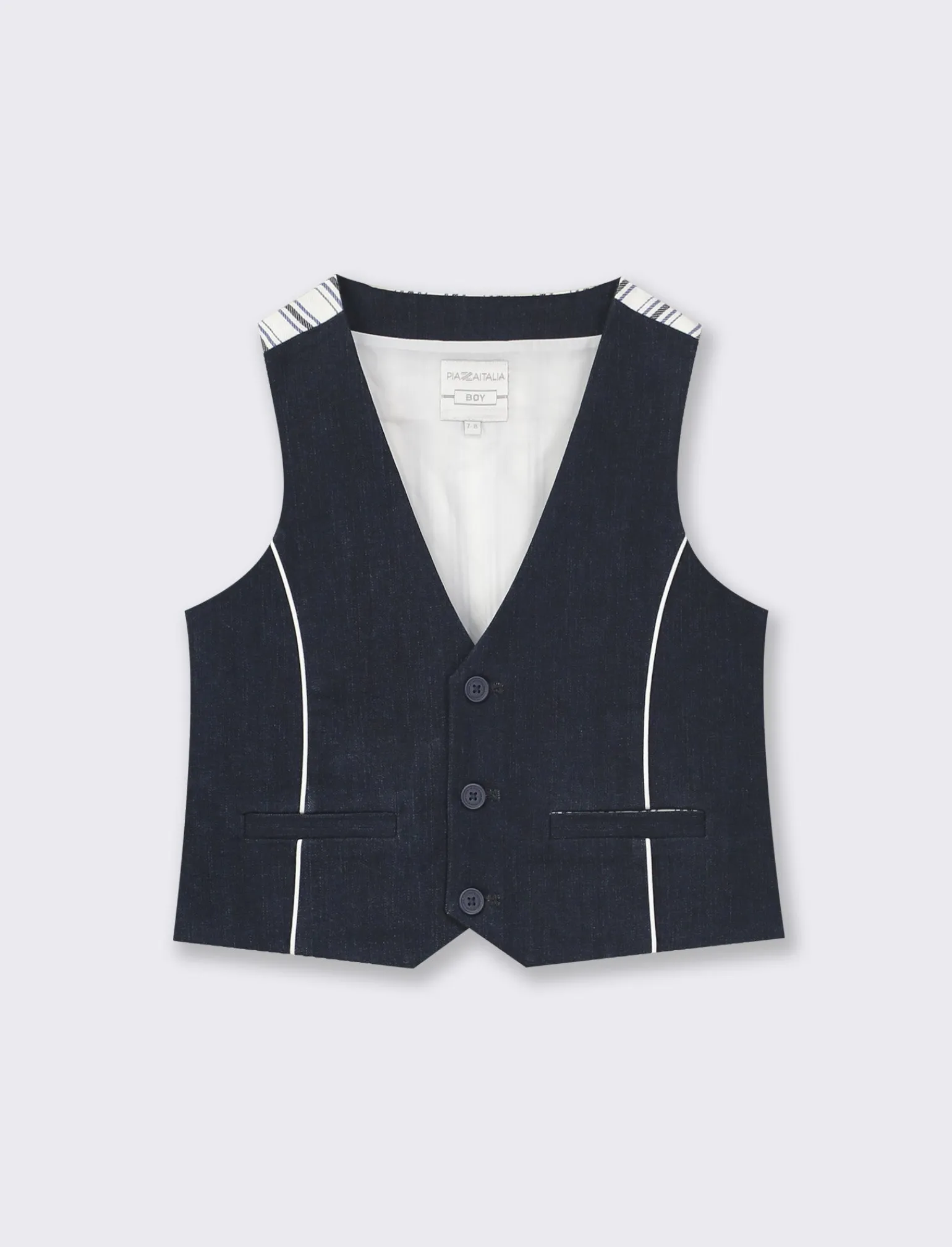 Bambino Piazza Italia Bambino<Gilet in denim e twill -