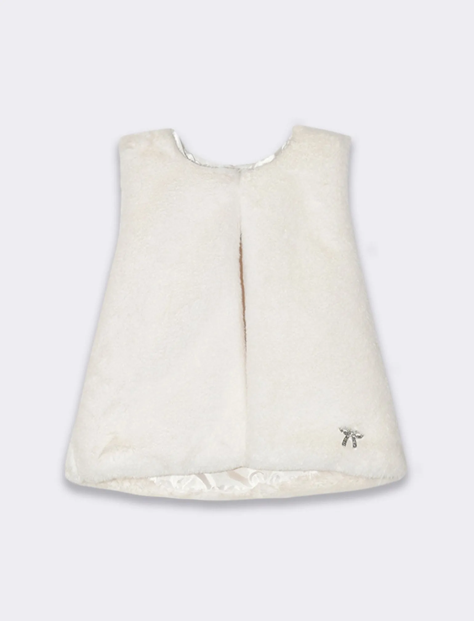 Piazza Italia Neonata<Gilet in finta pelliccia - Bianco panna