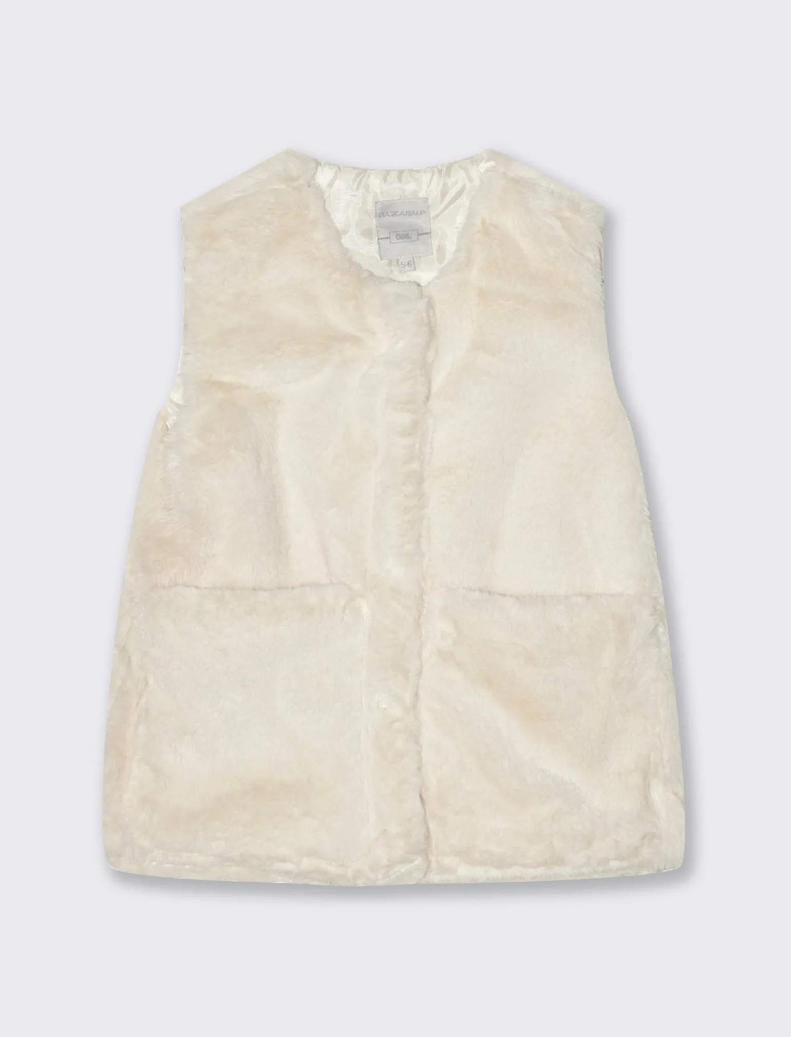 Piazza Italia Bambina | Gilet<Gilet in pelliccia sintetica da bambina - Beige