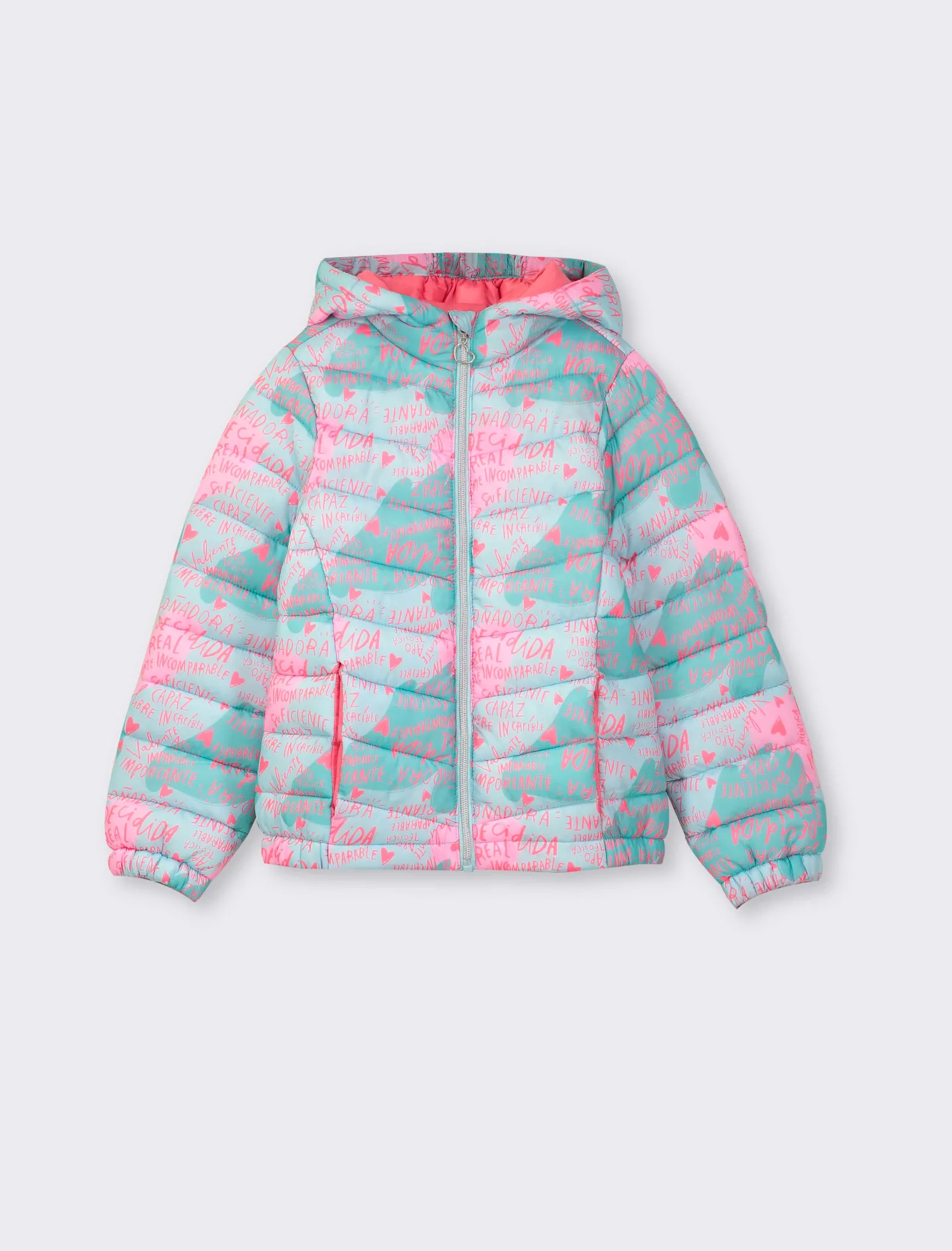 Piazza Italia Bambina<Giubbino 100 gr in nylon con cappuccio, caldo ma extra leggero per un comfort quotidiano. -
