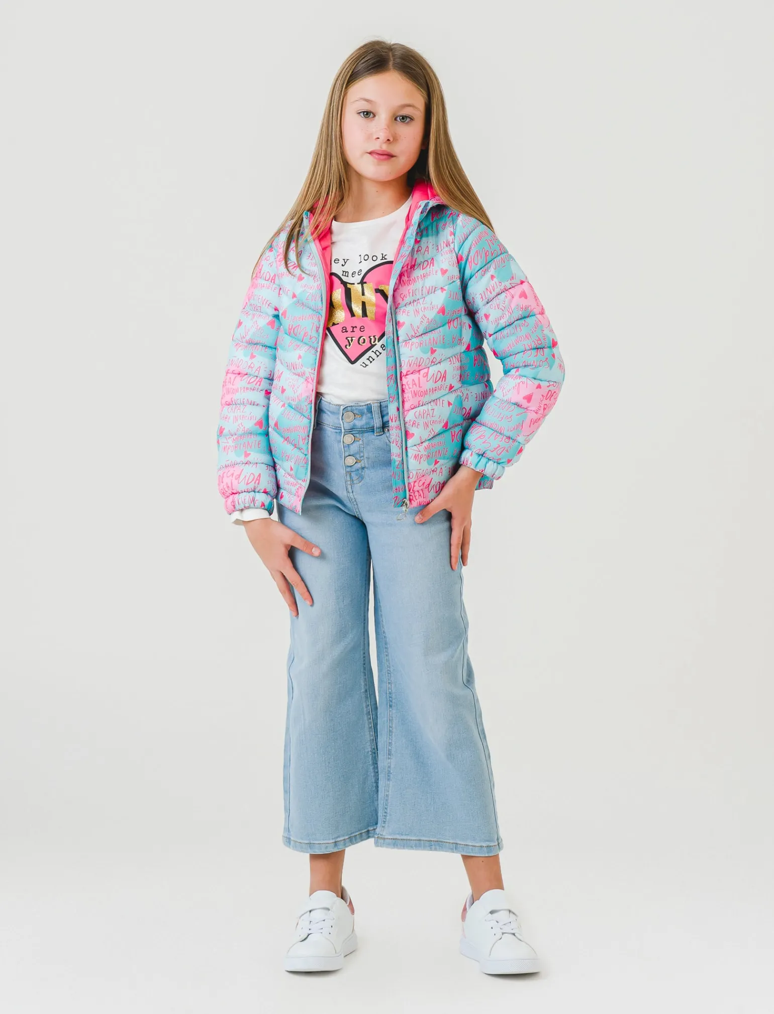 Piazza Italia Bambina<Giubbino 100 gr in nylon con cappuccio, caldo ma extra leggero per un comfort quotidiano. -