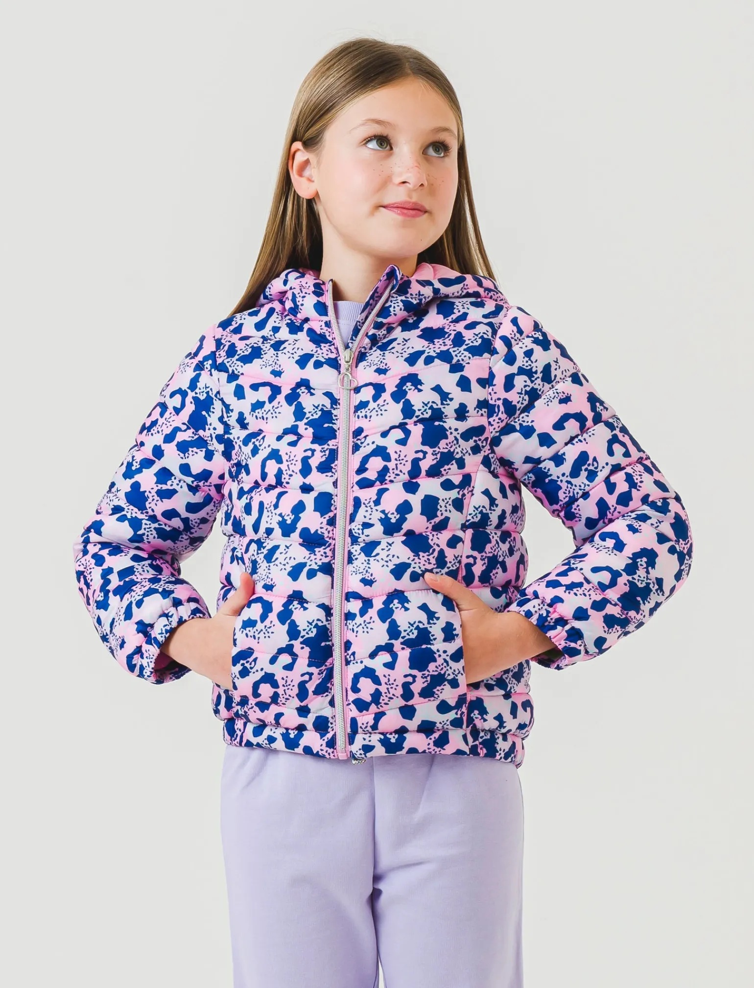 Piazza Italia Bambina<Giubbino 100 gr in nylon con cappuccio, caldo ma extra leggero per un comfort quotidiano. -