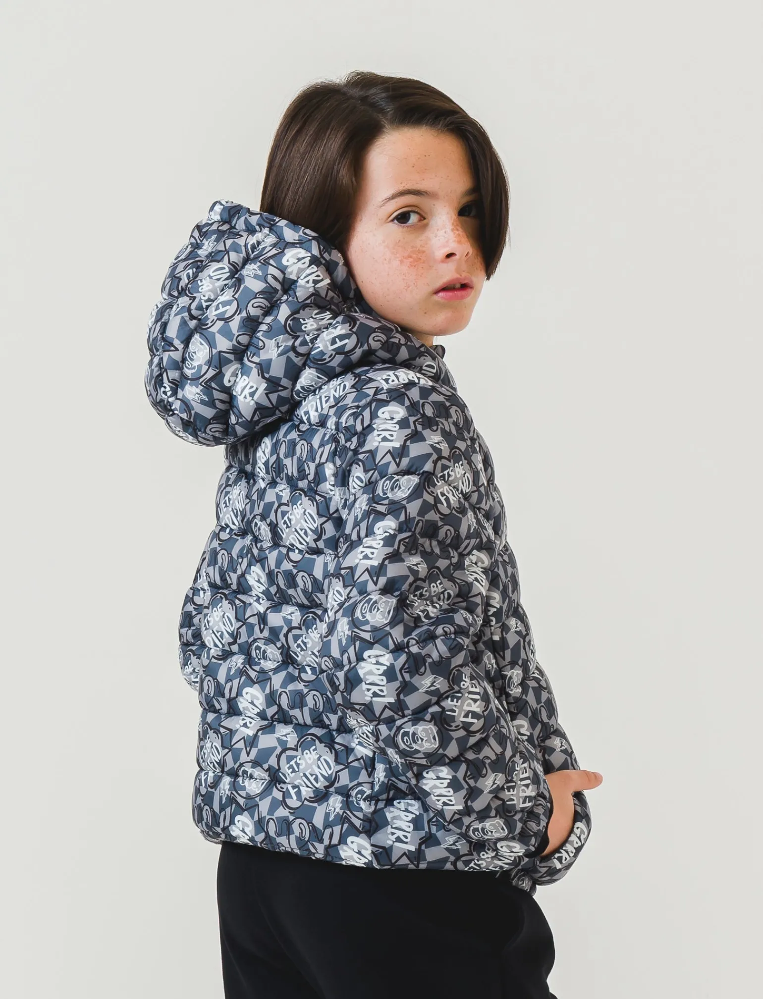 Bambino Piazza Italia Bambino<GIUBOTTO ULTRALIGHT FULL ZIP - Fantasia