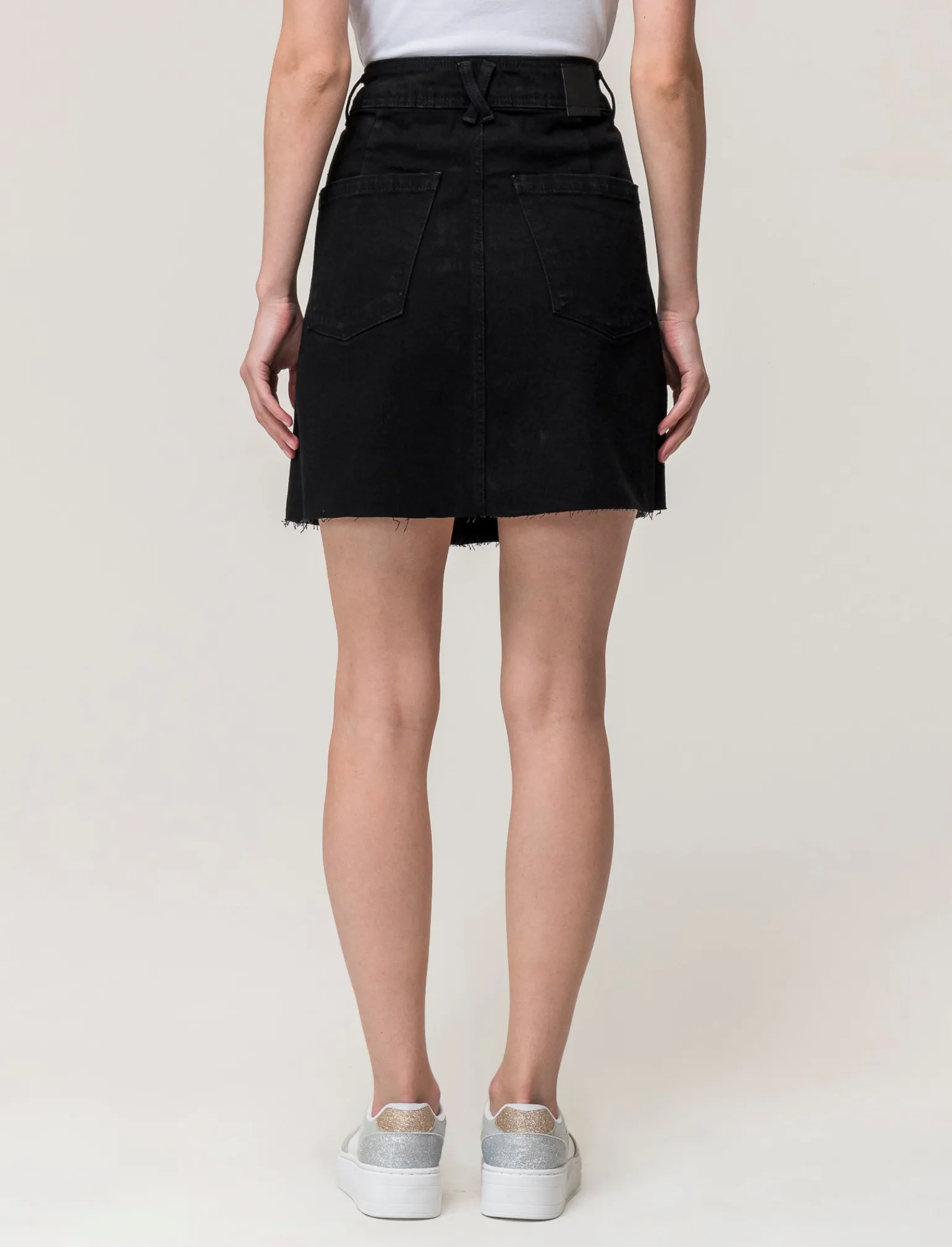Donna Piazza Italia Gonne<Gonna denim midi svasata -