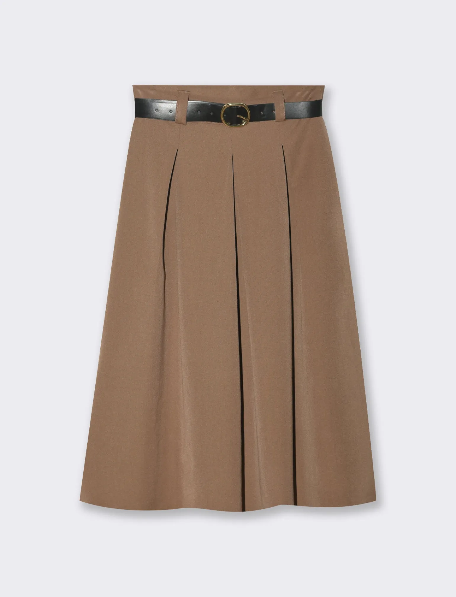 Donna Piazza Italia Donna | Gonne<Gonna lunga con cintura - Cammello