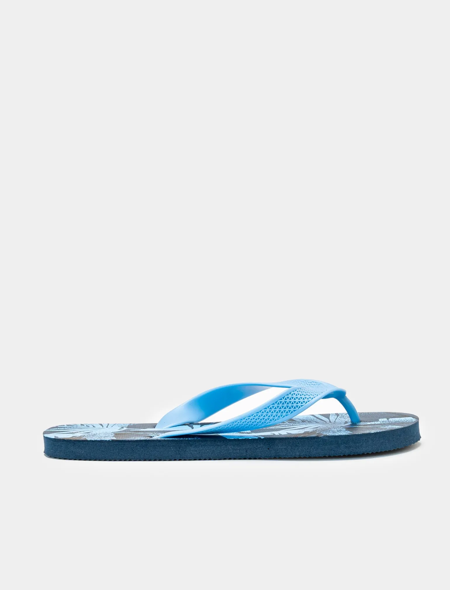 Uomo Piazza Italia Uomo<Infradito stampa tropicale da uomo - Celeste