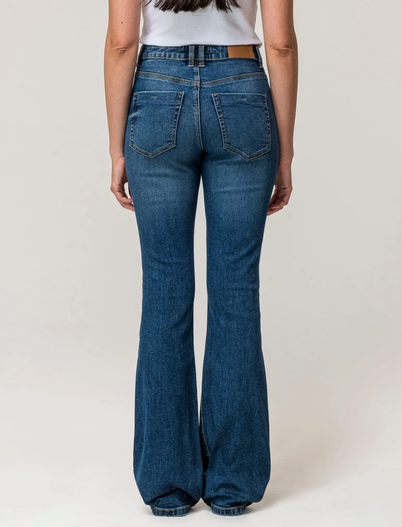 Donna Piazza Italia Donna | Jeans<Jeans bootcut regular waist - DENIM SCURO