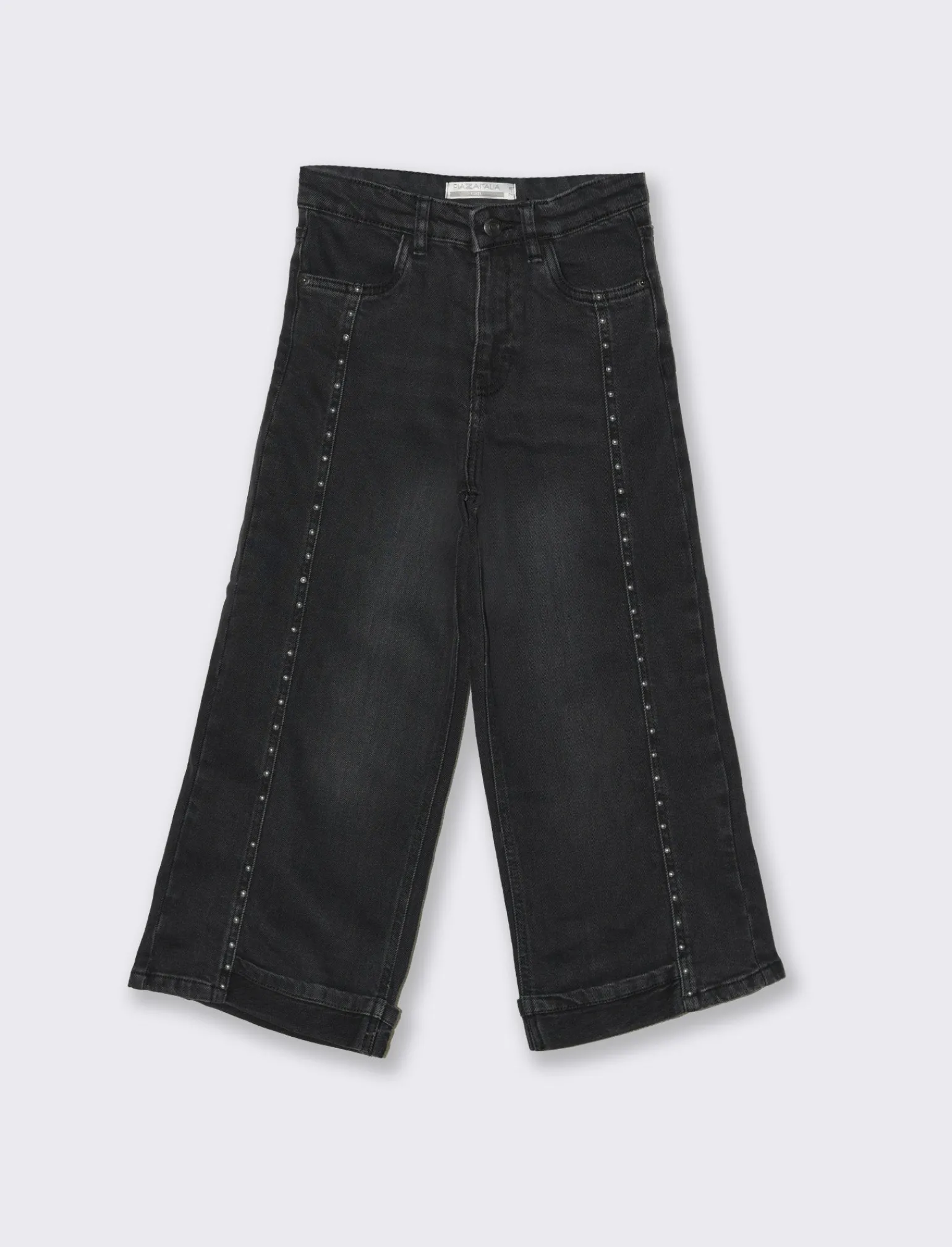 Piazza Italia Bambina | Jeans<Jeans culotte nero da bambina - Nero