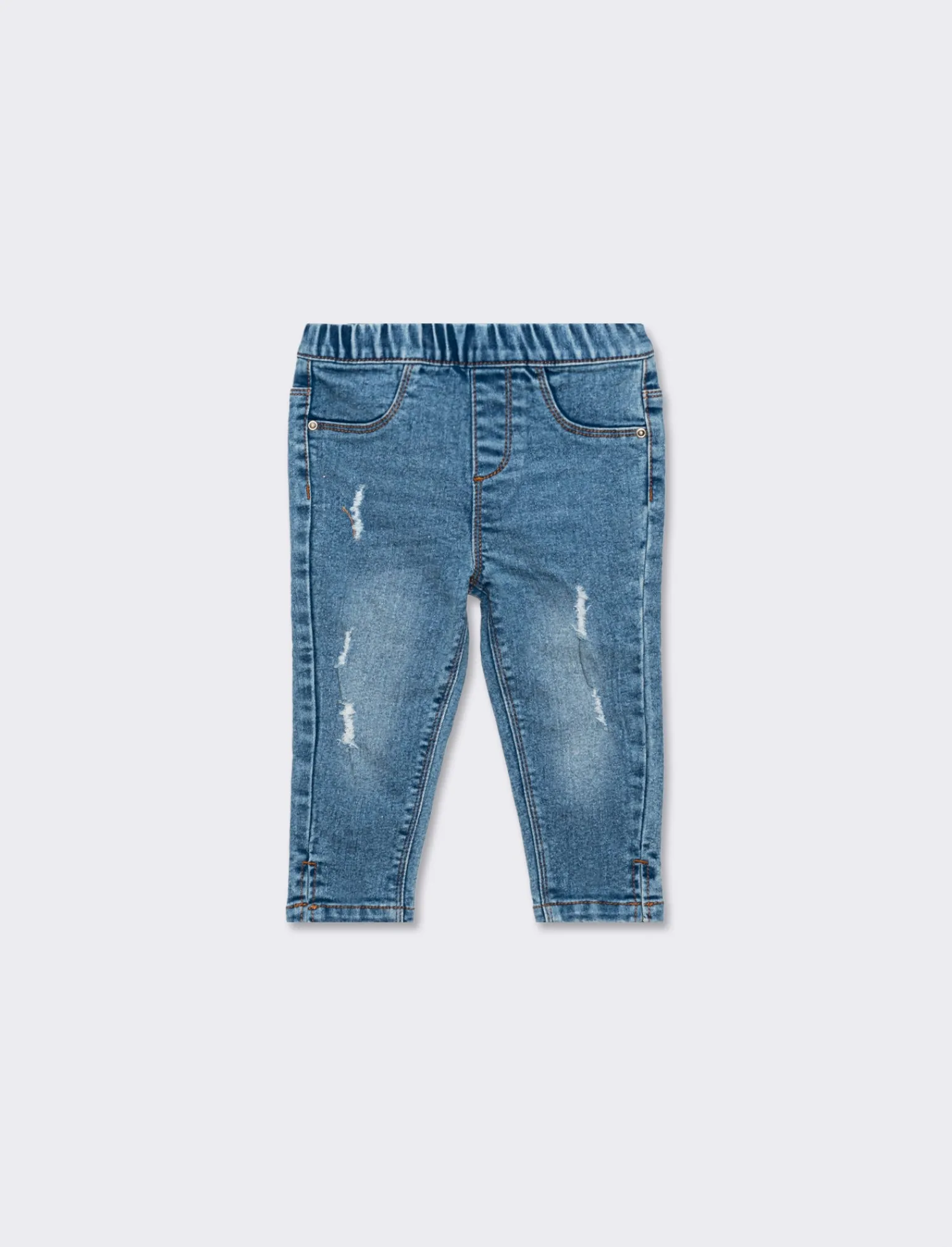 Piazza Italia Neonata<Jeans dallo stile casual con rotture, disponibile in 2 varianti colore  - Denim chiaro