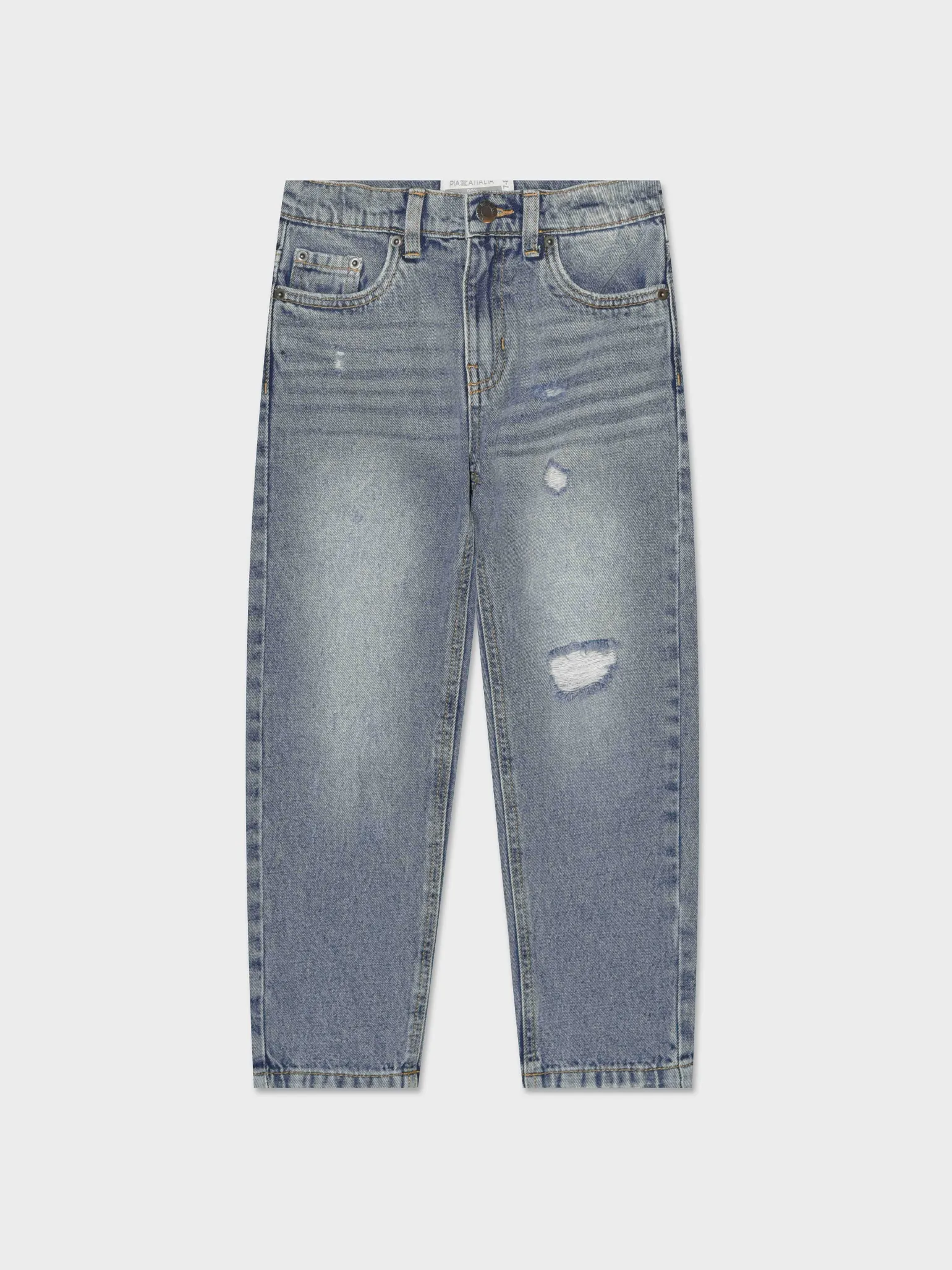 Bambino Piazza Italia Bambino | Jeans<Jeans modello regular con vita regolabile - Denim