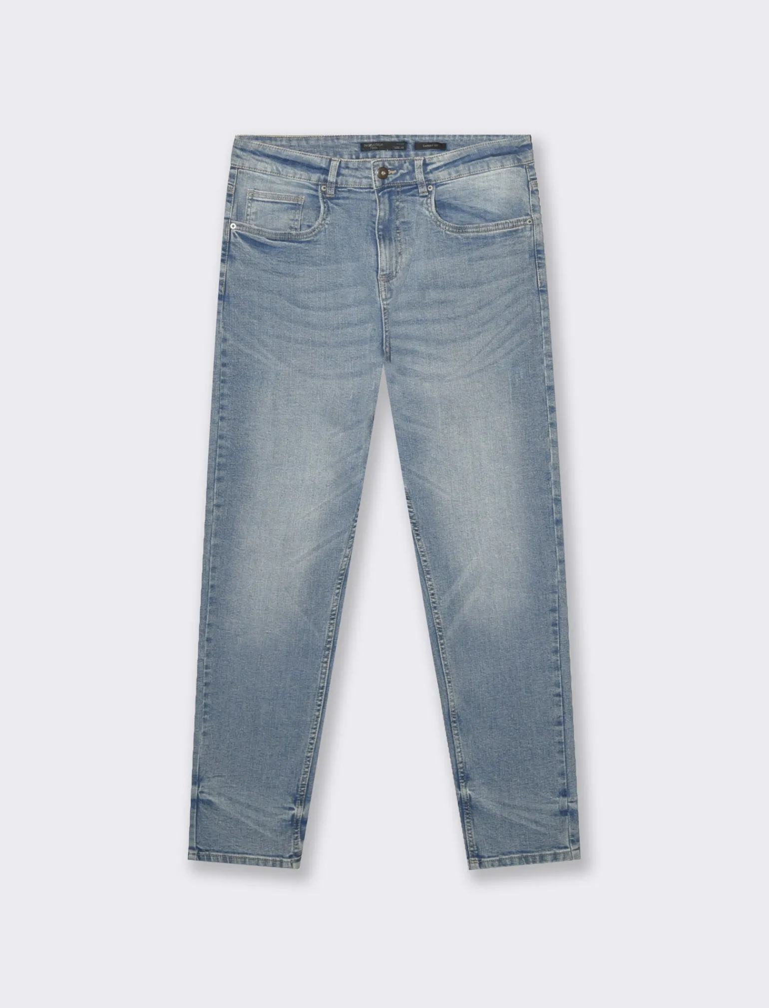 Uomo Piazza Italia Jeans<Jeans new carrot fit a cinque tasche stretch con strappi ed abrasioni - Denim